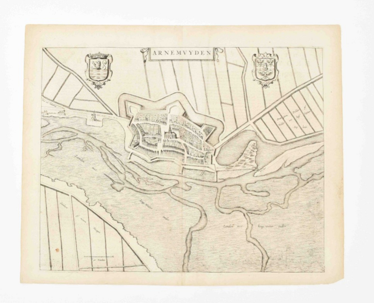 Eight maps of Middelburg: Joan Blaeu. Middelburgum - Image 3 of 9