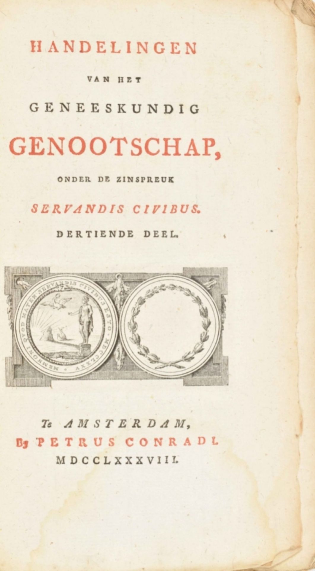 11 titles in Dutch: Handelingen van het geneeskundig genootschap - Image 5 of 7