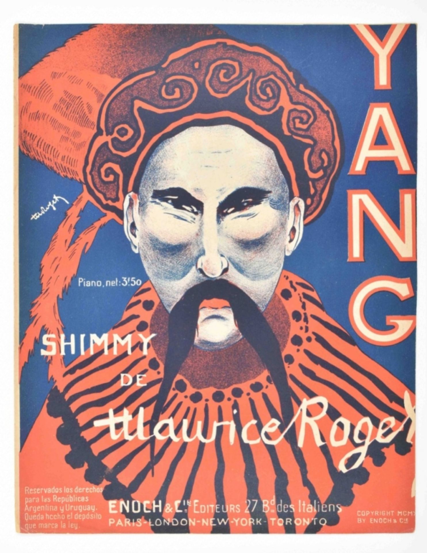 Collection of sheet music relating to China - Image 4 of 6