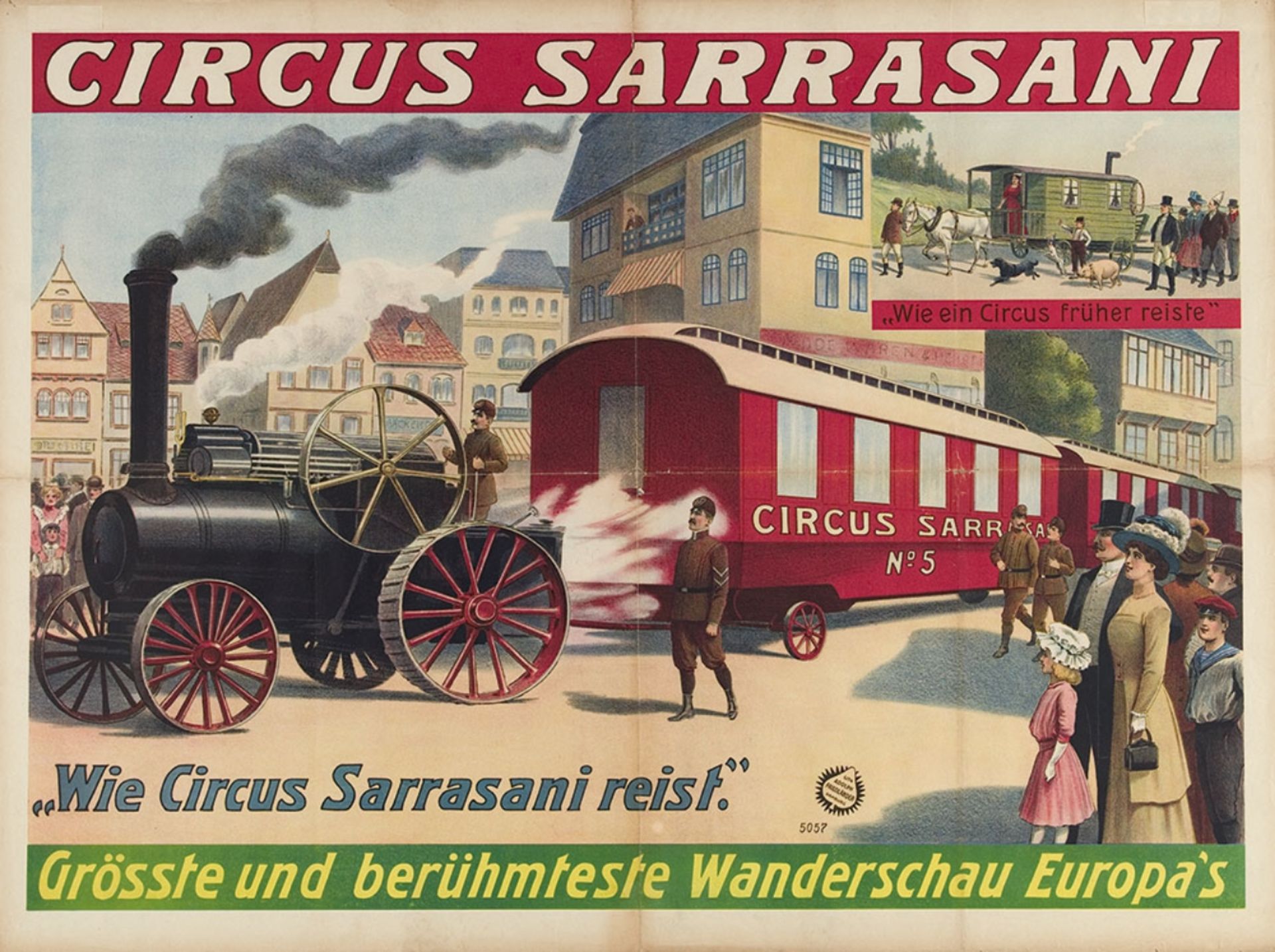 Wie circus Sarrasani reist