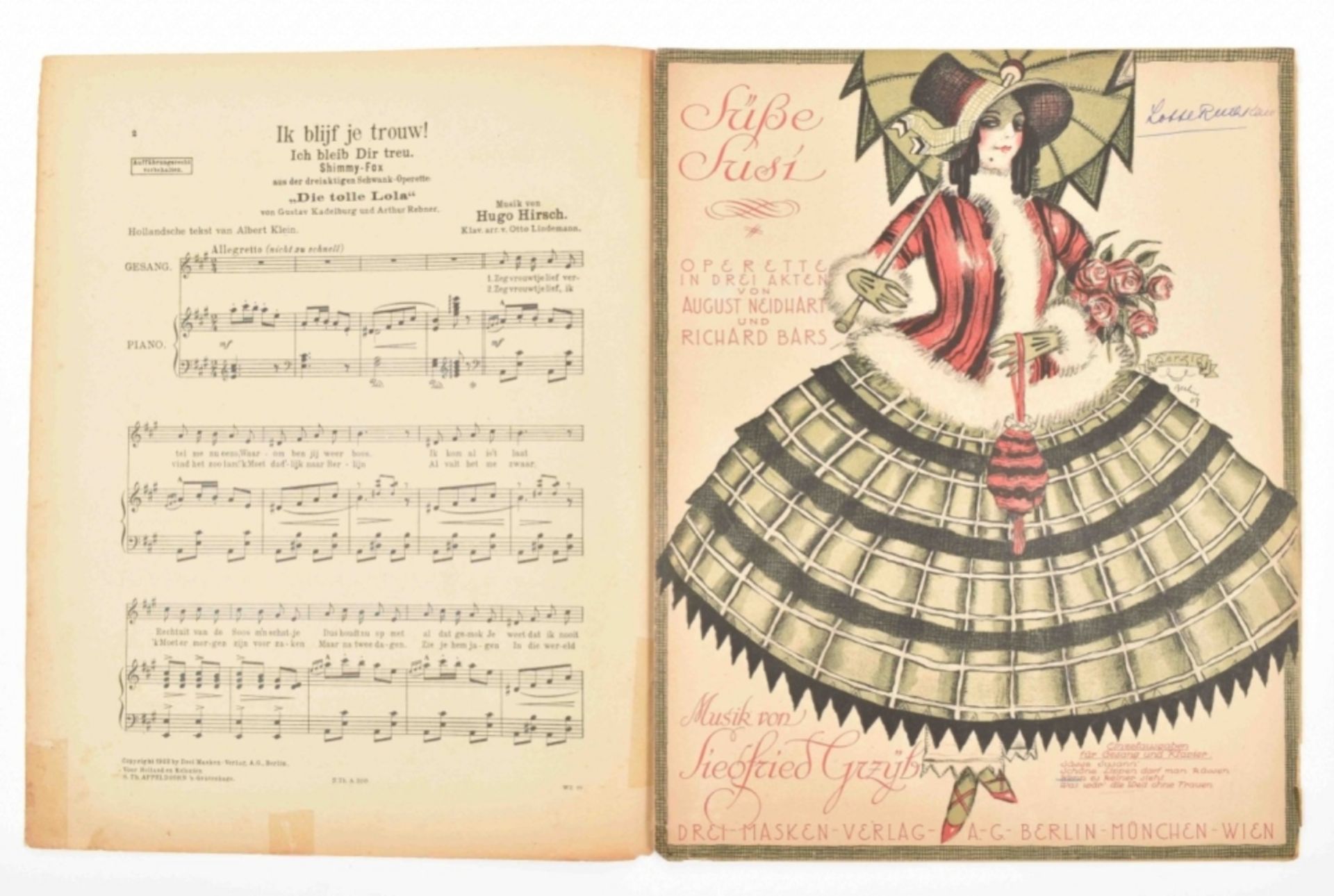 Willy Herzig (1894-1978). Collection of sheet music - Image 5 of 10