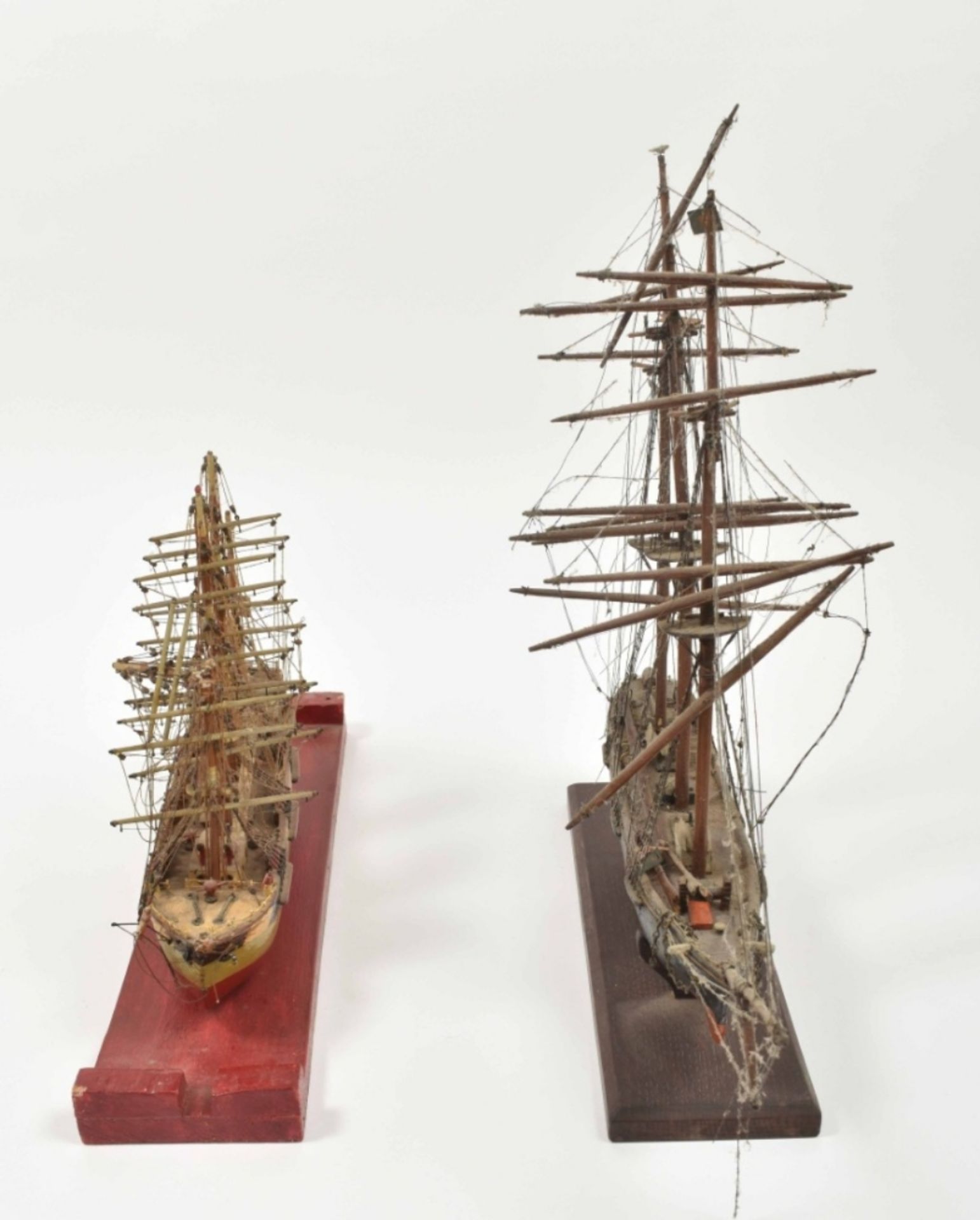 Historic model of 4 masted barque - Image 2 of 6