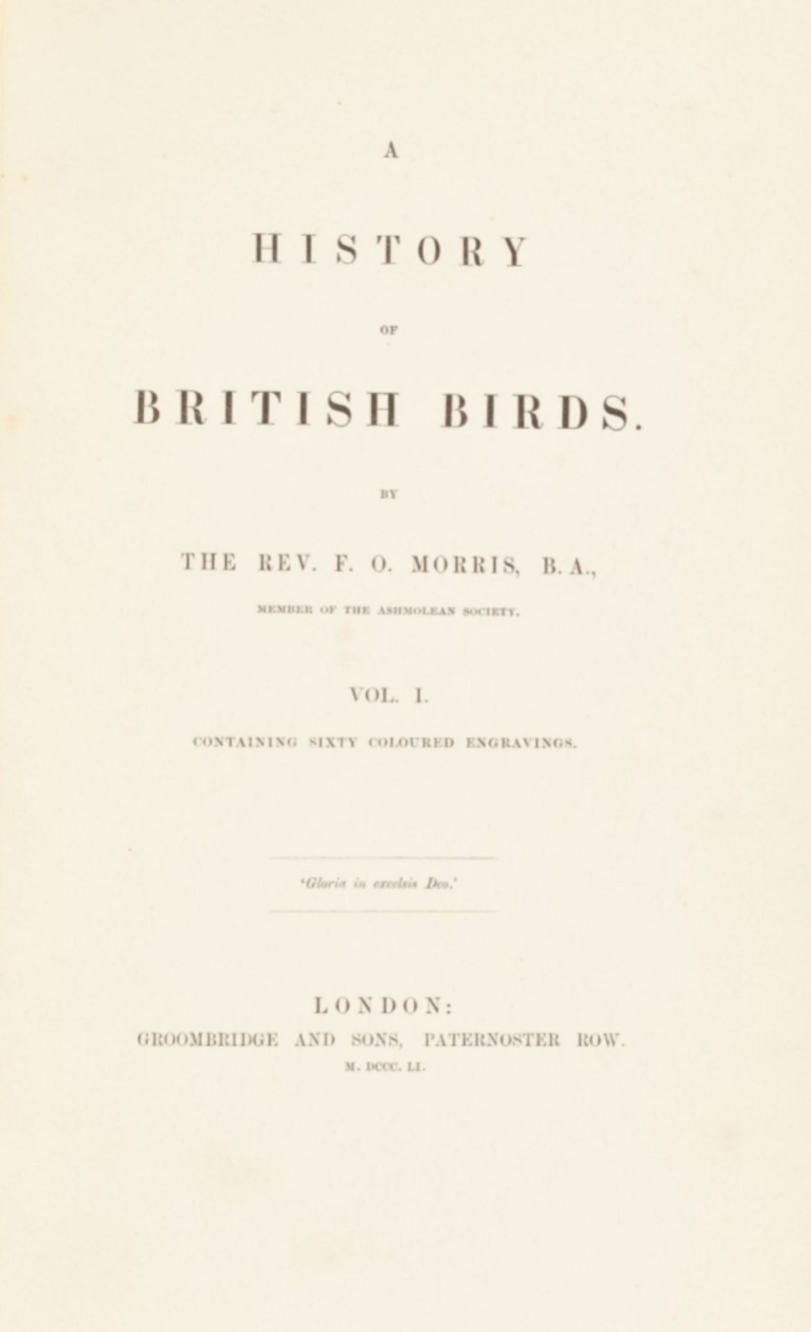 F.O. Morris. A History of British Birds - Image 8 of 10