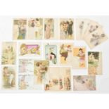 Collection of 138 picture postcards