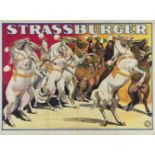 [Horses. Strassburger] "Prancing horses"