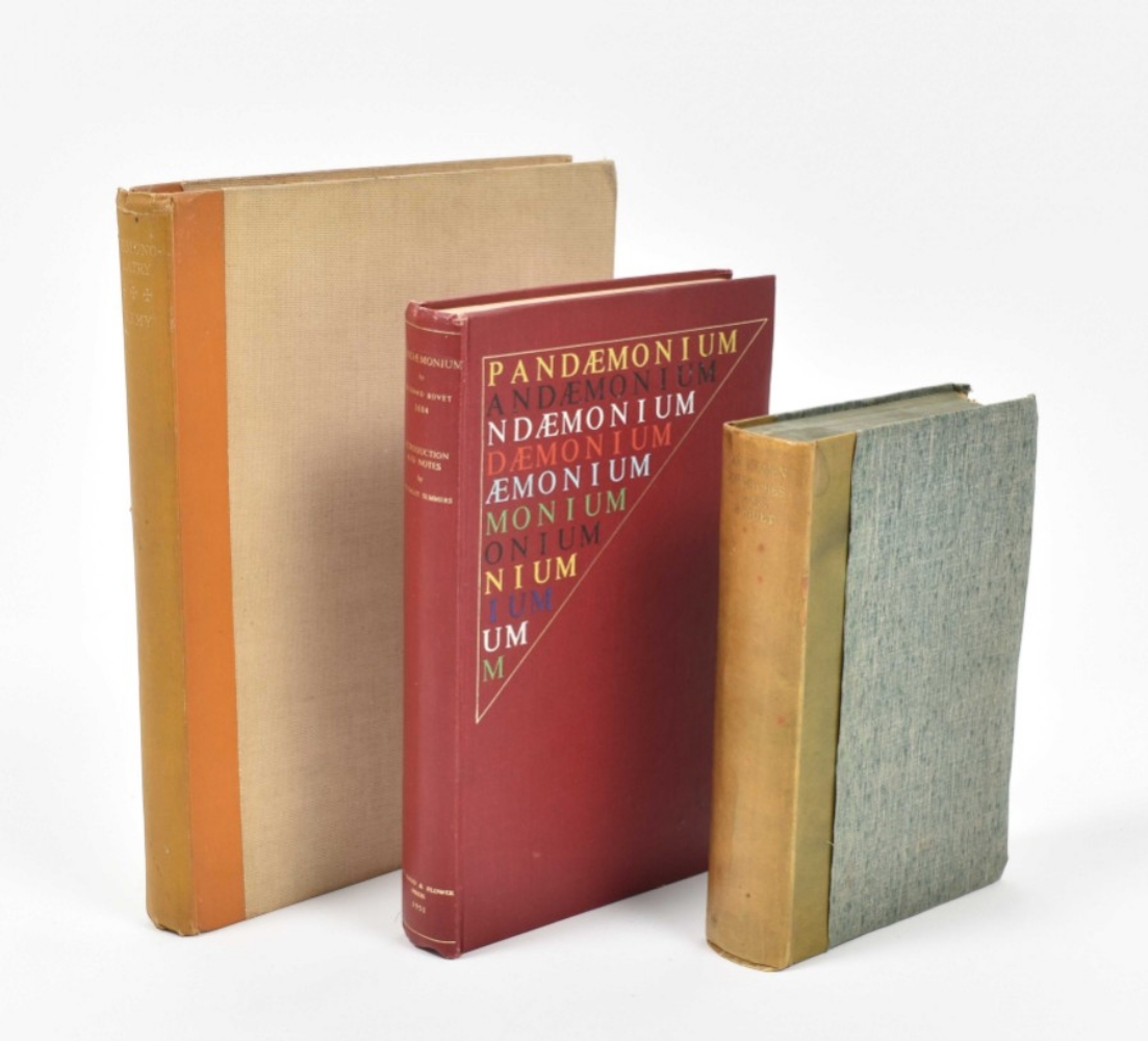 Three bibliophile text editions
