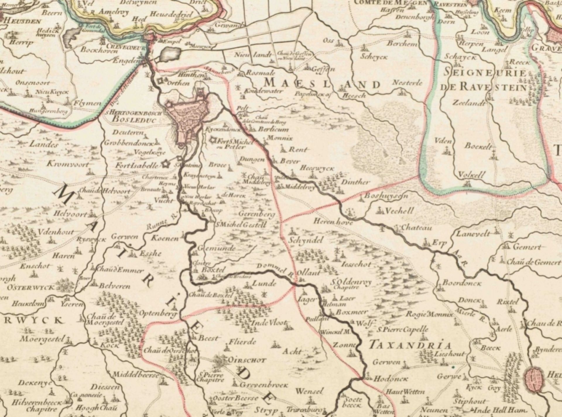 Ten maps: Brabantiae Ducatus in suas Praefecturas - Image 7 of 9