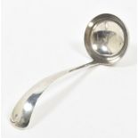 Silver soup spoon