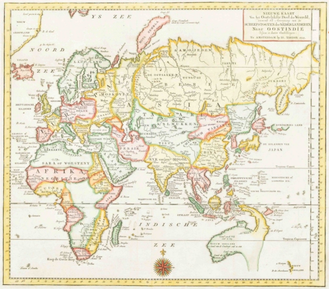 Three maps publ. by Isaak Tirion: Nieuwe Kaart - Image 5 of 6