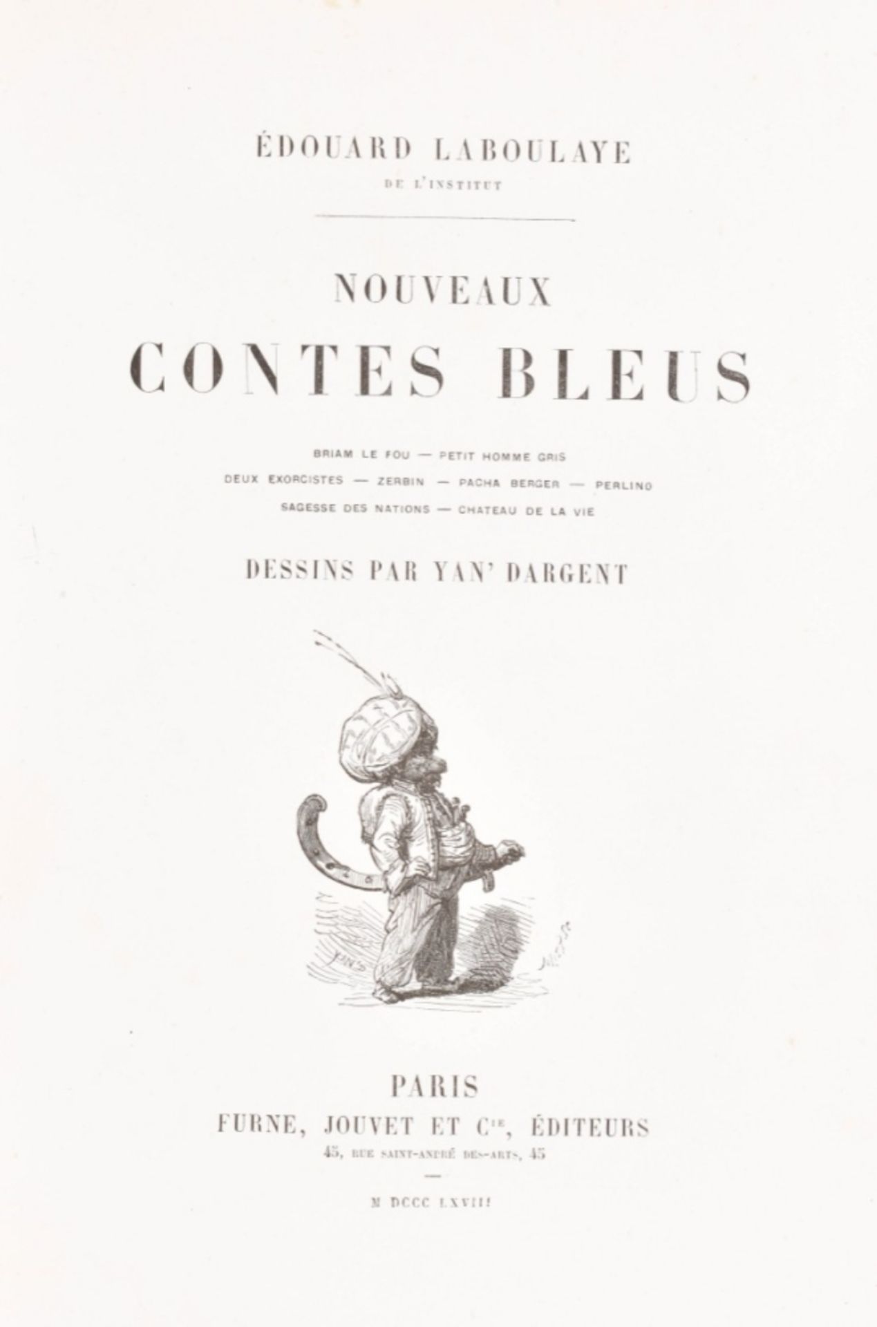 Four French titles: Édouard Laboulaye. Nouveaux contes bleus - Bild 4 aus 4