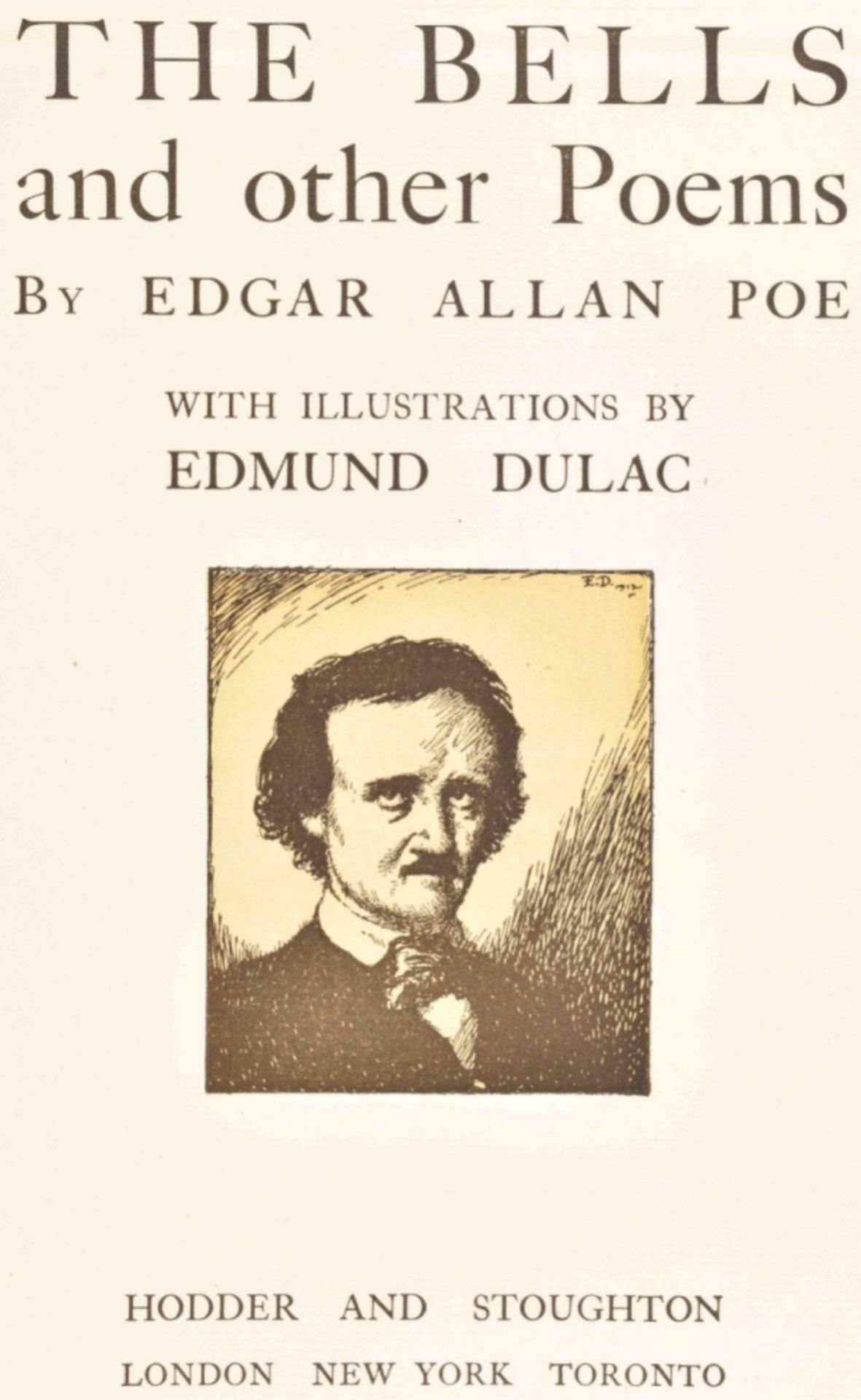 Edgar Allen Poe. The Bells and other Poems - Image 3 of 5