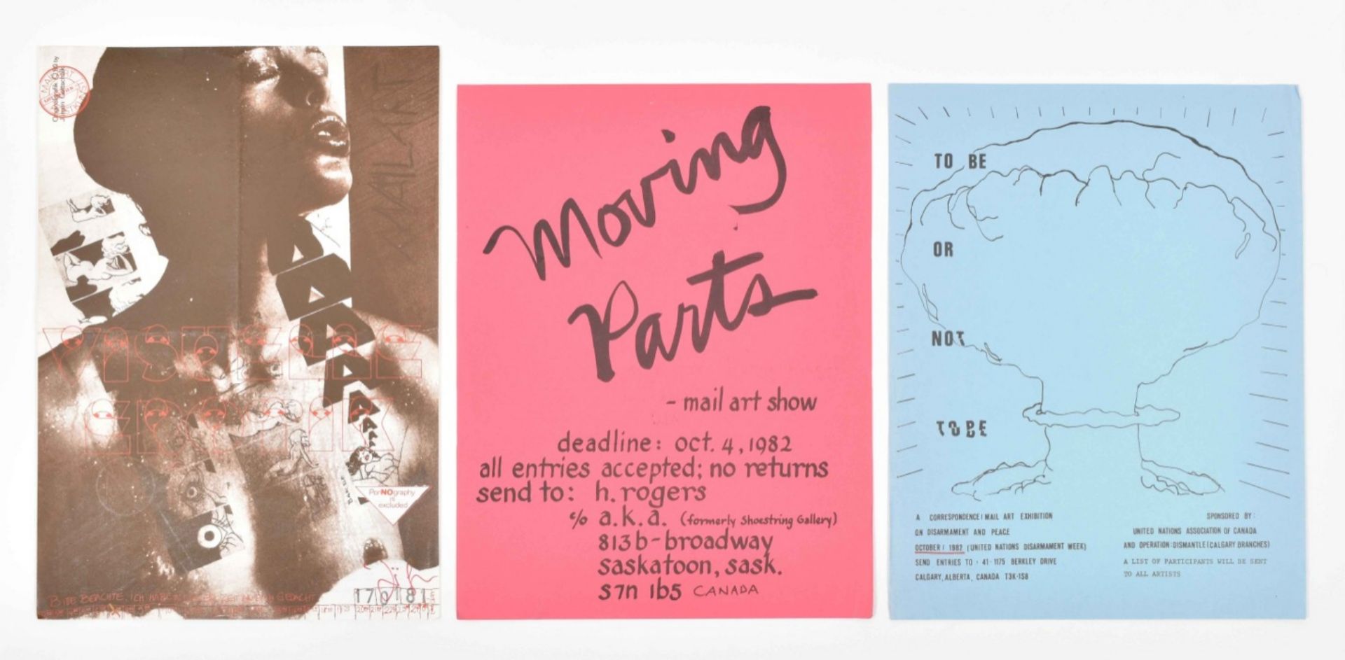 Mail art exhibition flyers - Image 7 of 9