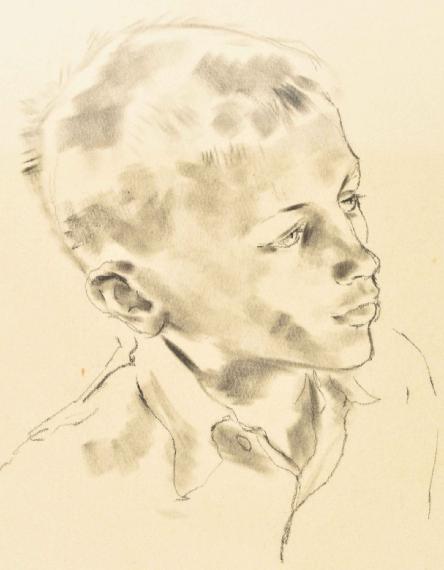 Andrée Ruellan (1905-2006). "Portrait of a boy" - Image 3 of 4