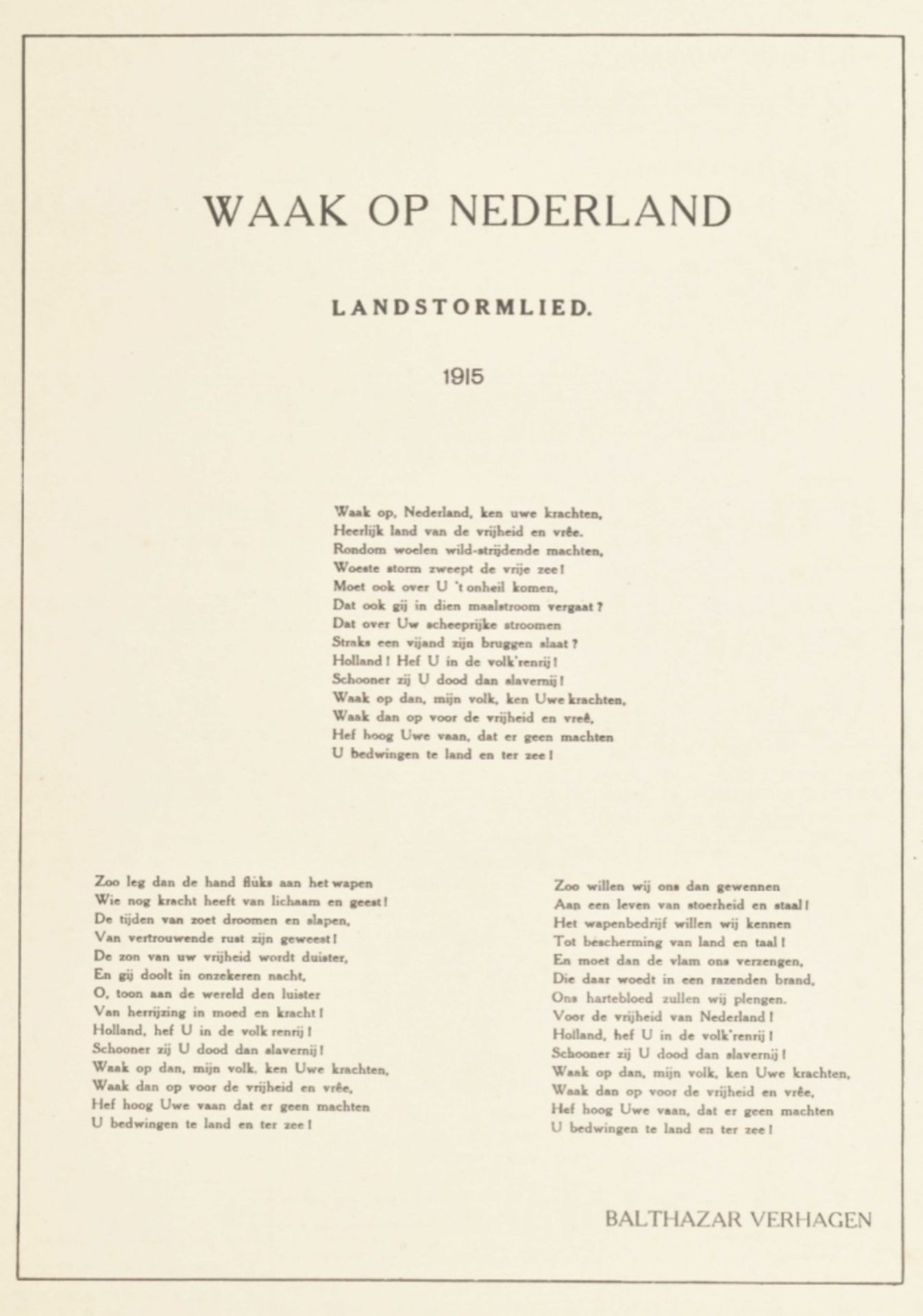 Collection of Dutch sheet music, ca. 1914-1918 - Image 9 of 10