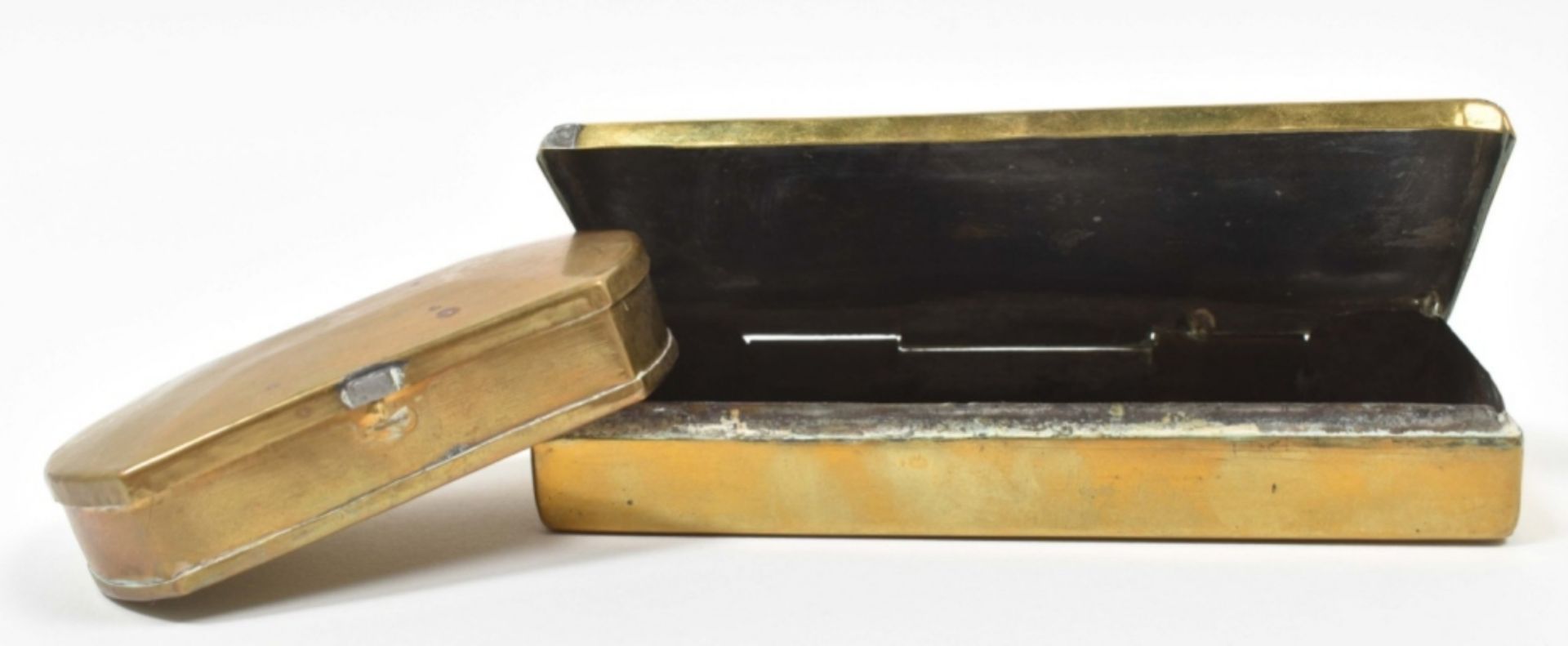 Collection of 6 brass (tobacco) boxes - Bild 10 aus 10