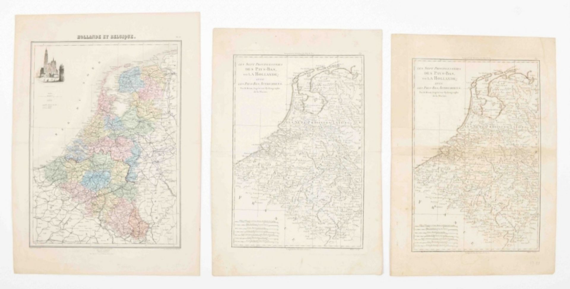 9 maps: Petrus Kaerius. Novus XVII Inferioris Germaniae - Image 3 of 10