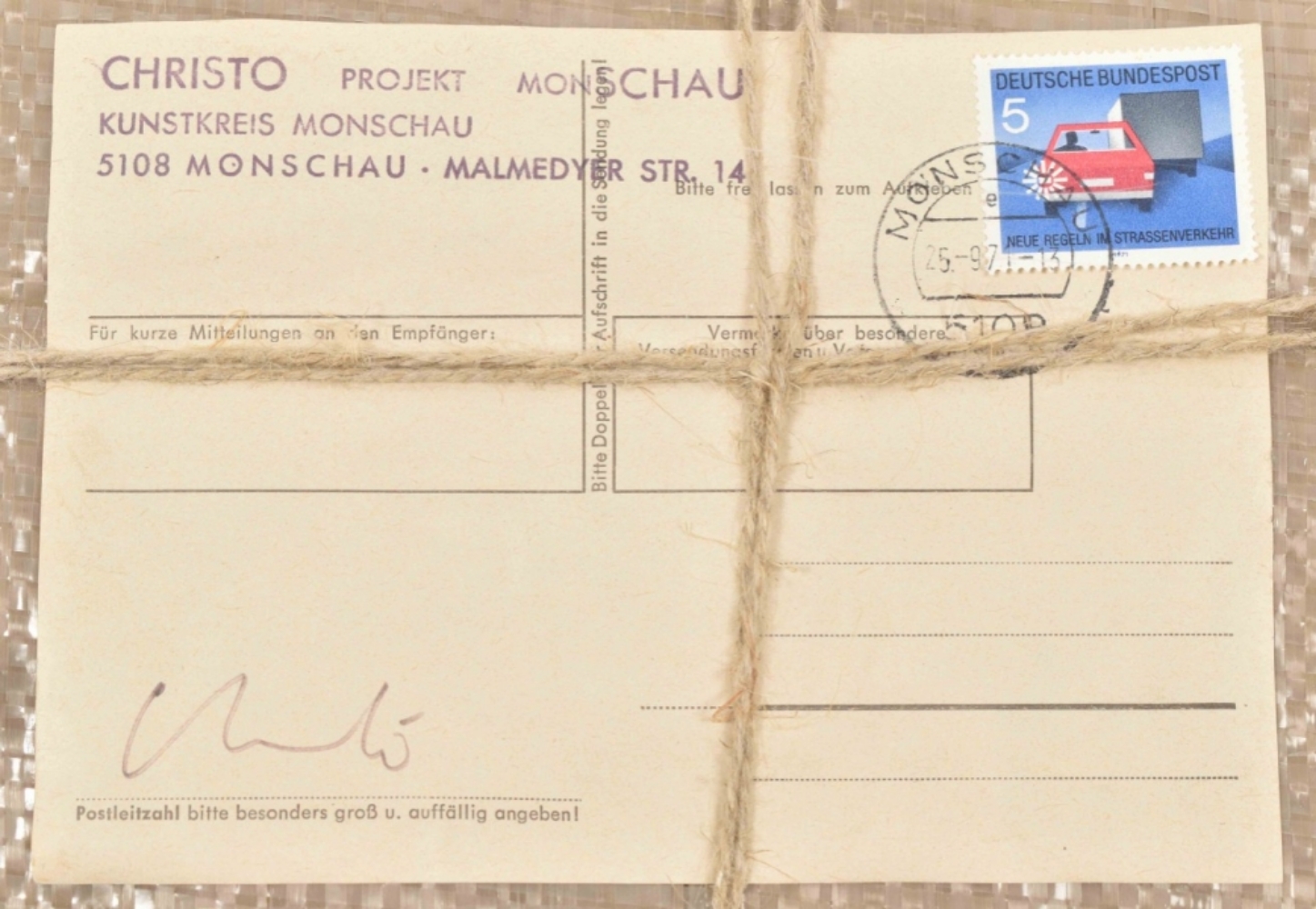 Christo, Do-it-Yourself Catalogue for the Monschau Project, 1971 - Image 3 of 4