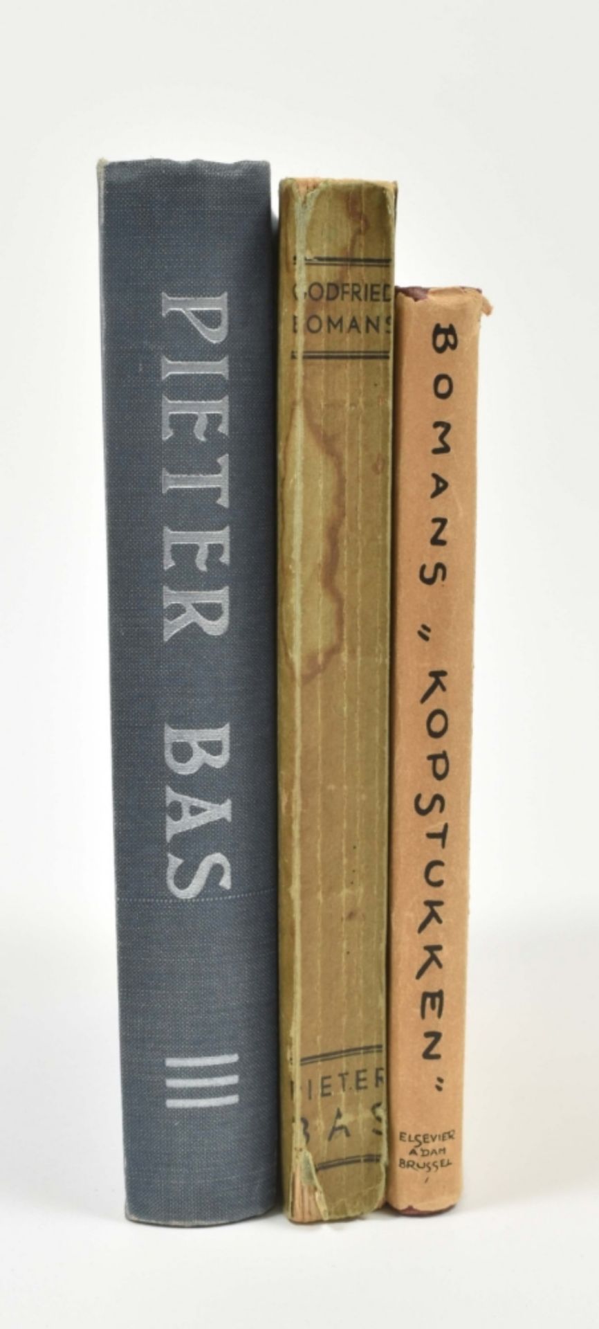 Three titles: Godfried Bomans. Pieter Bas