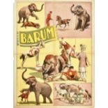 [Camels. Elephants. Horses. Barum] "Overview of dressage acts by circus Barum"