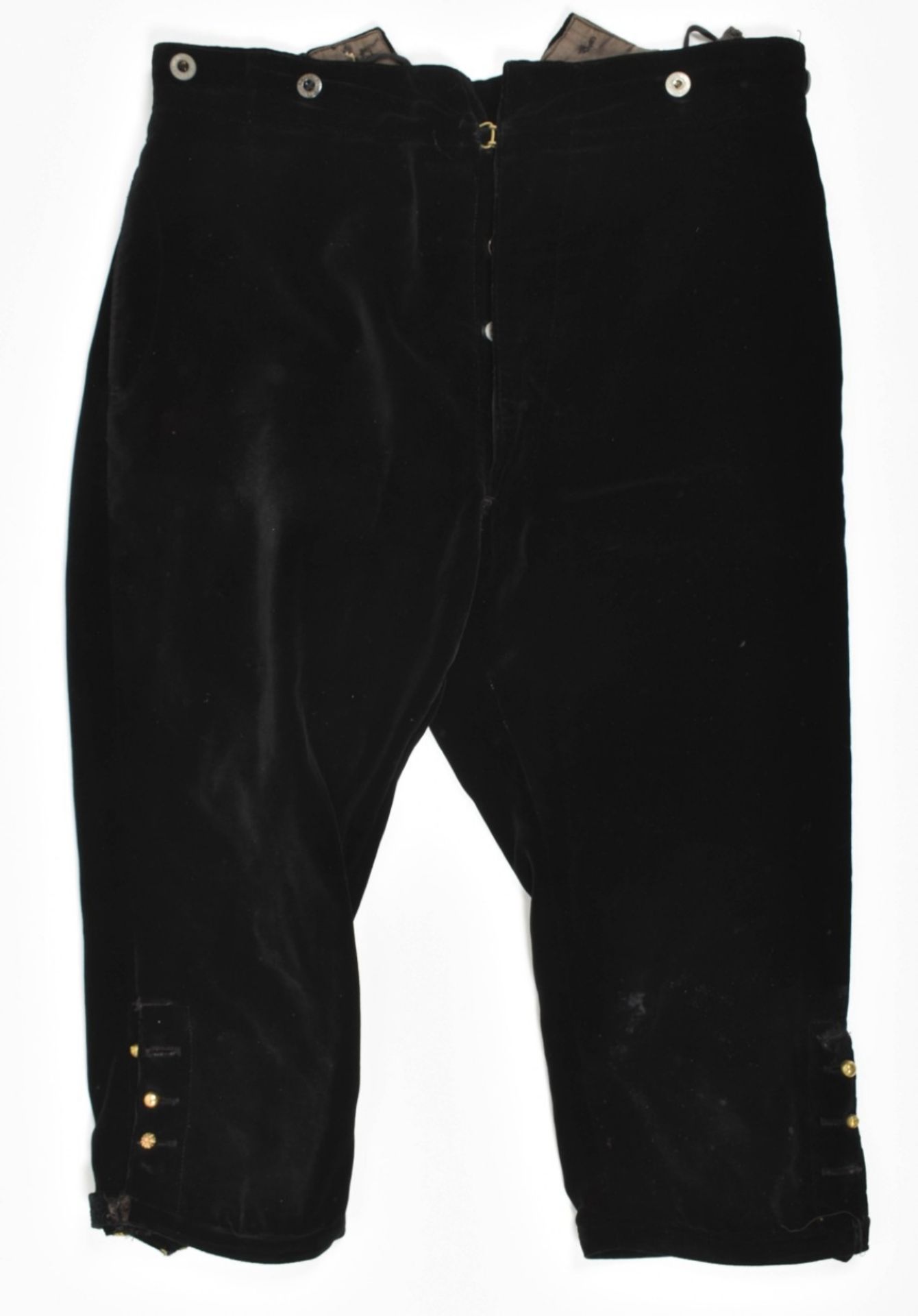 20th cent. black velvet stage costume  - Bild 10 aus 10