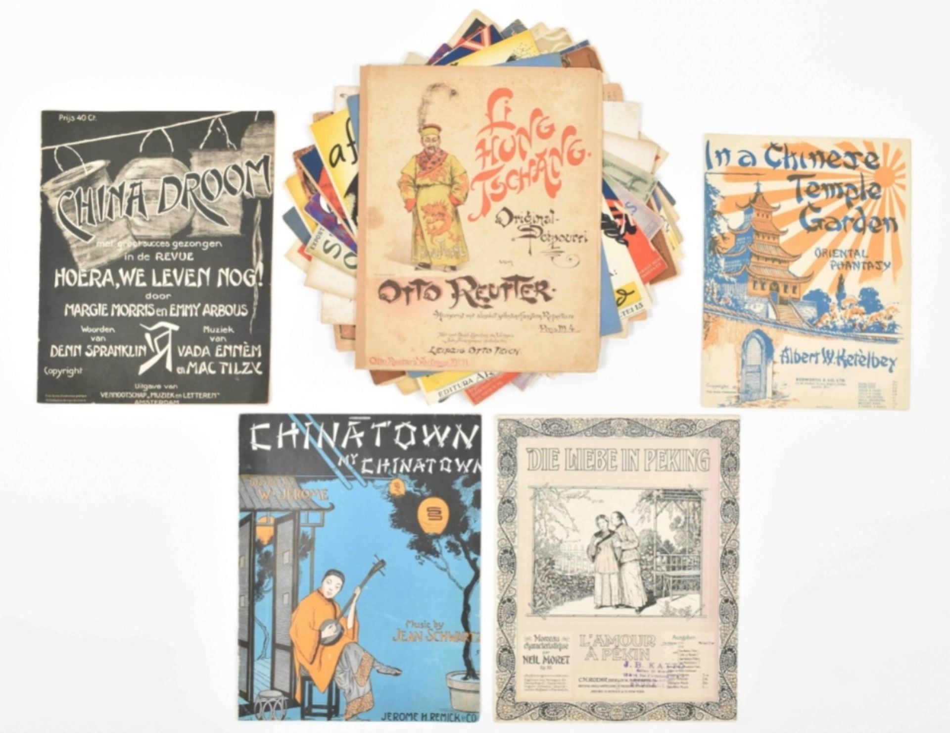 Collection of sheet music relating to China