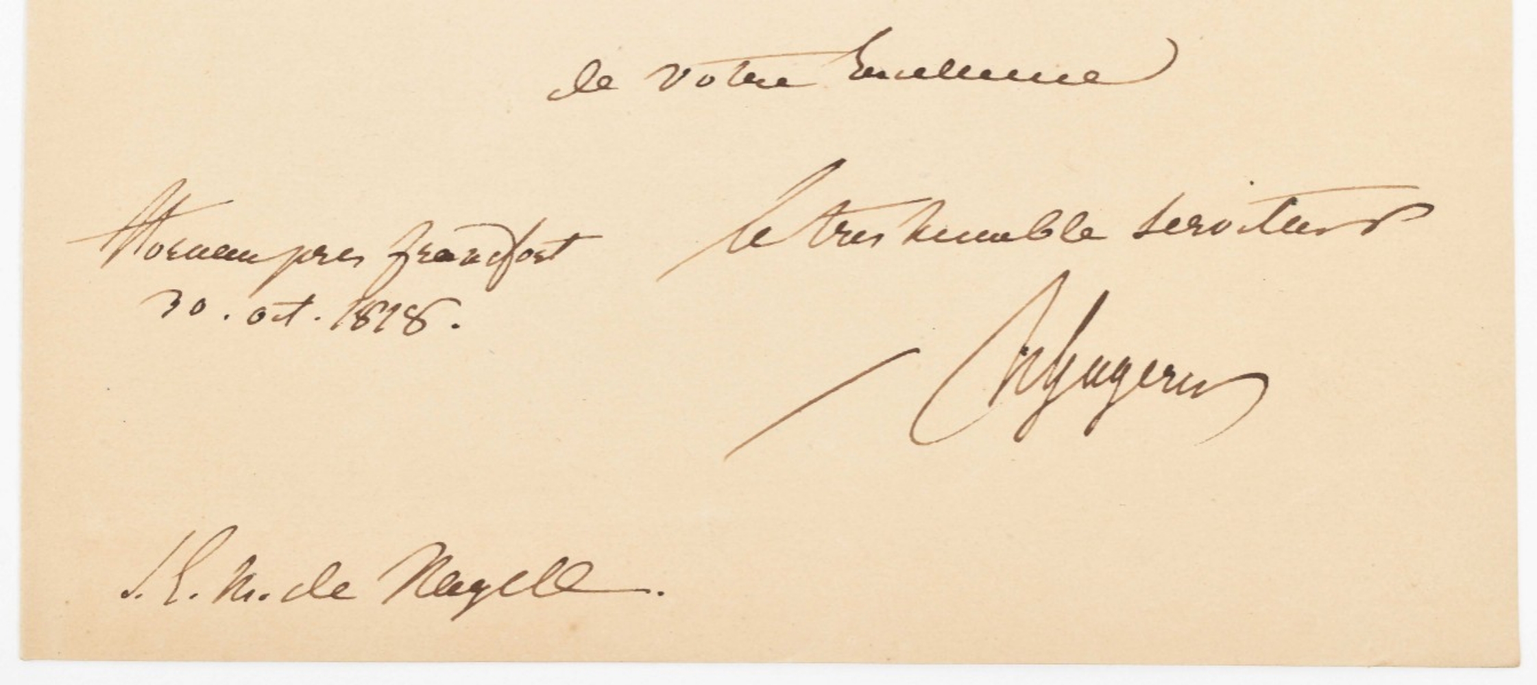 Karl August Prinz von Hardenberg (1750-1822). Signed letter - Image 10 of 10