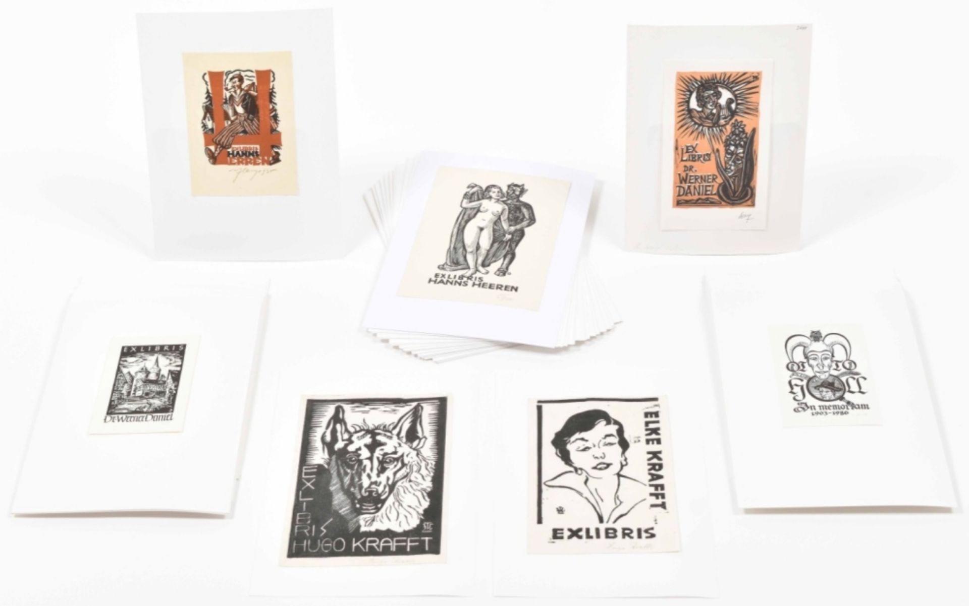 Collection of approx. 175 ex libris