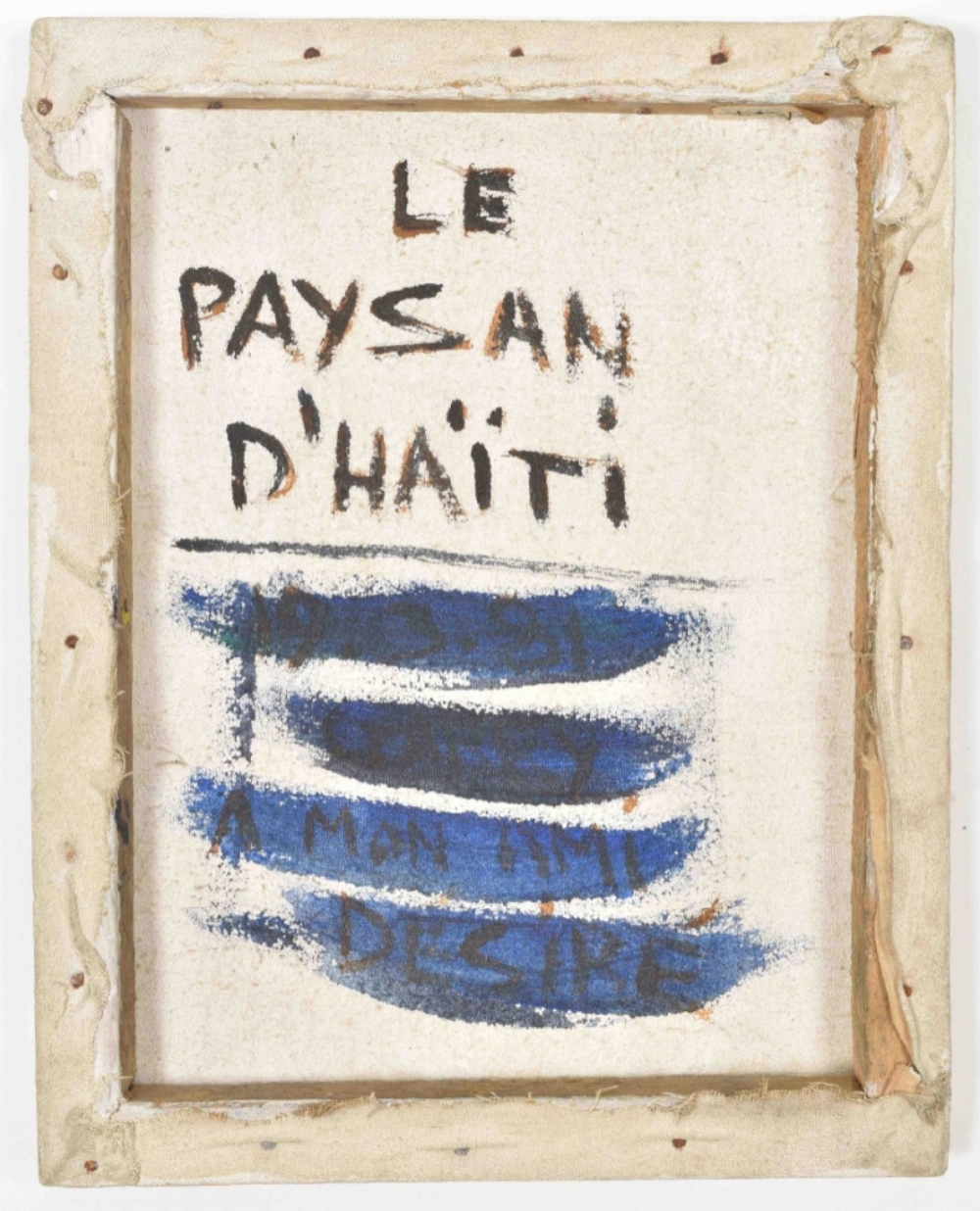 Three 20th-cent. naive paintings: Gererd Métélus. Cap Haïtien - Image 4 of 10