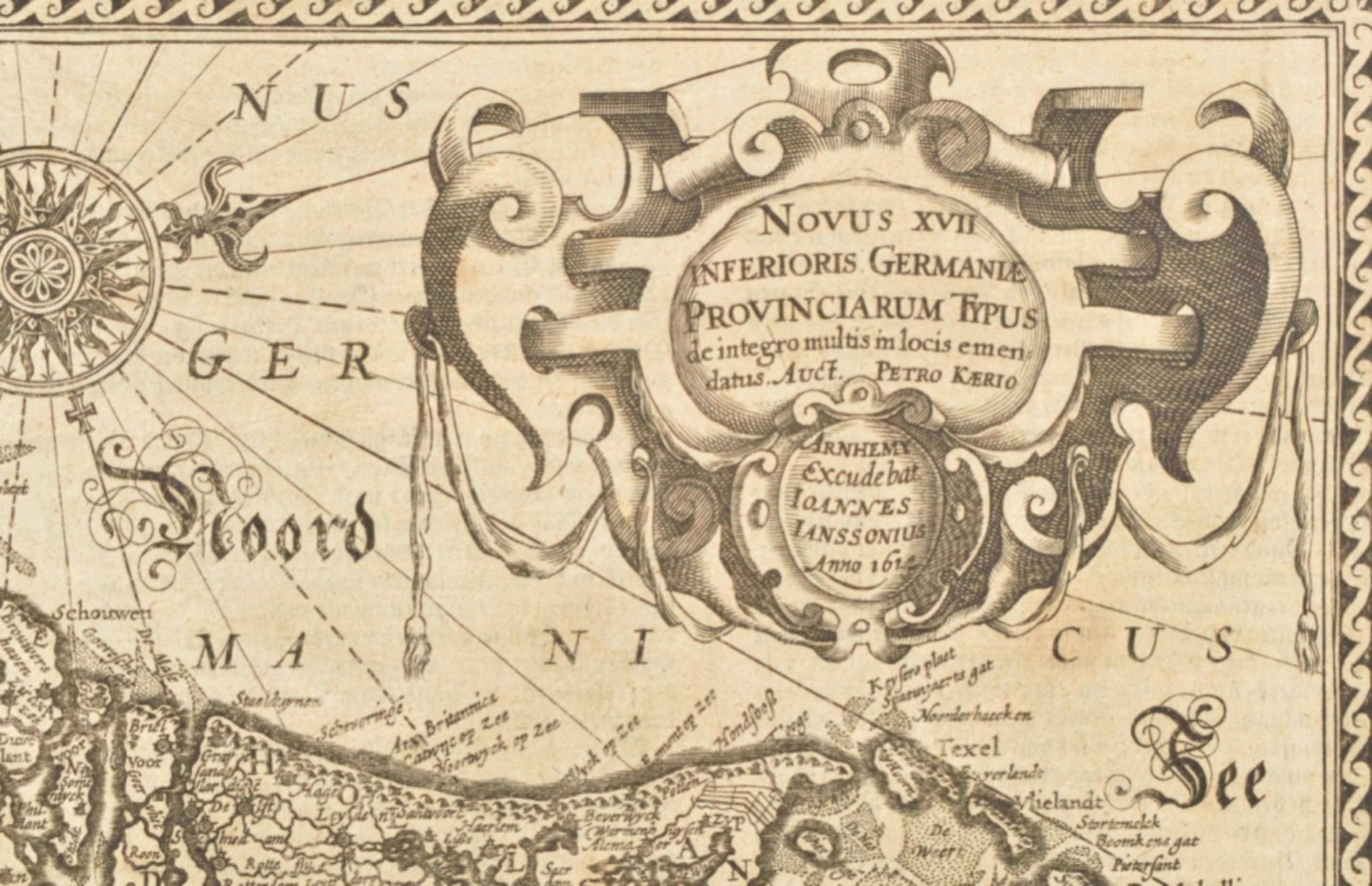 9 maps: Petrus Kaerius. Novus XVII Inferioris Germaniae - Image 8 of 10