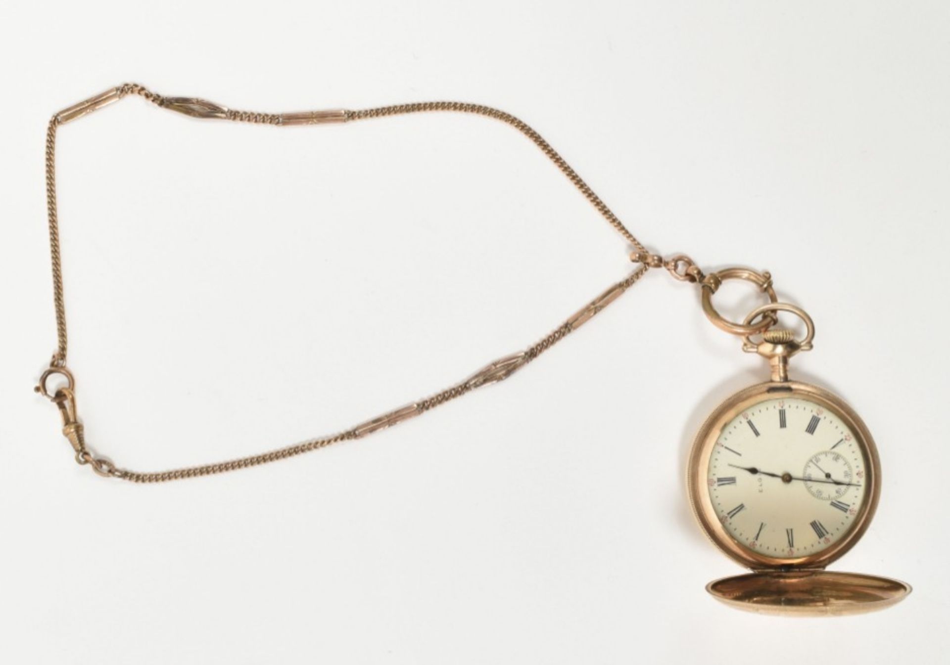 Gold pocket watch