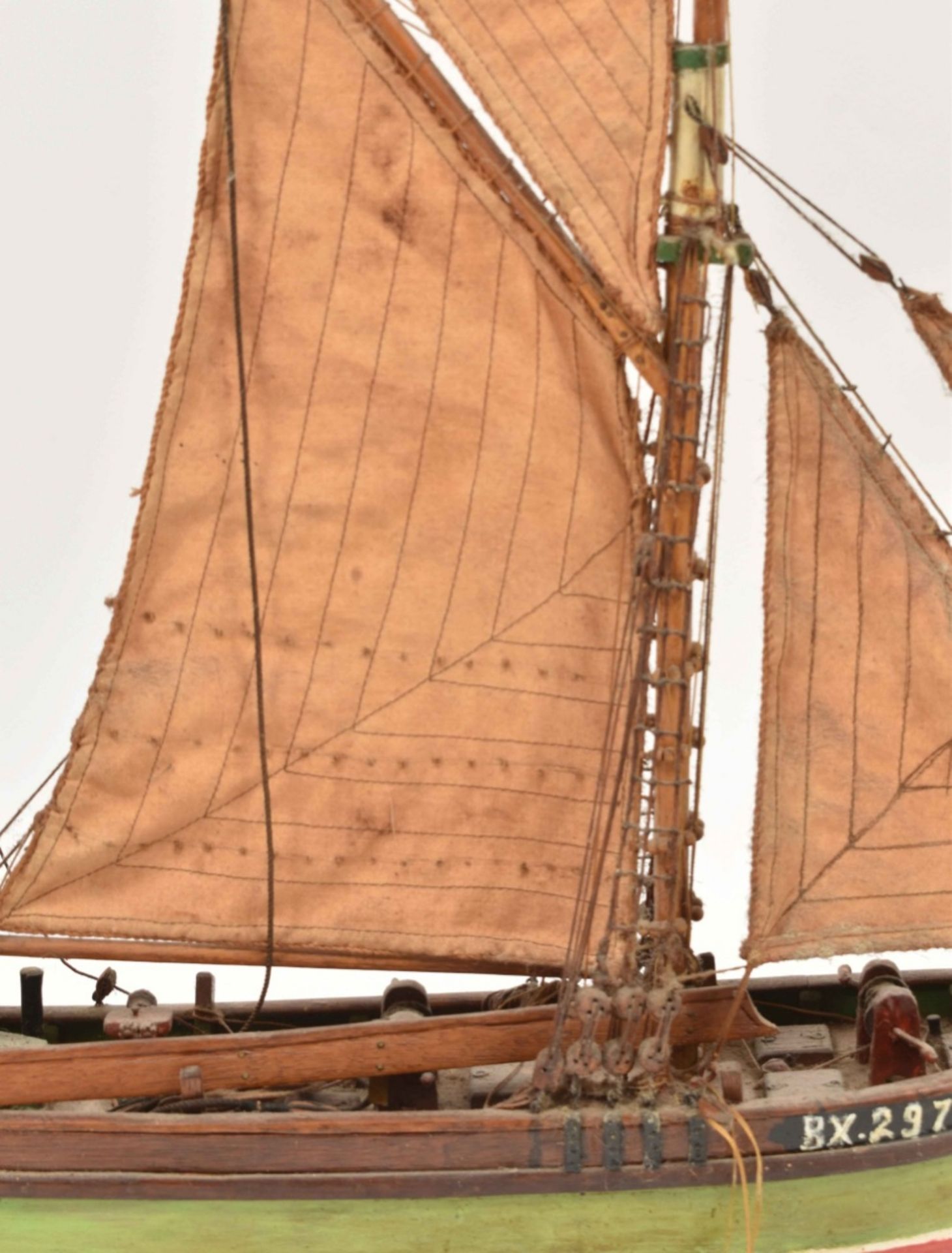 Historic model of a Dutch sailing vessel - Image 7 of 7