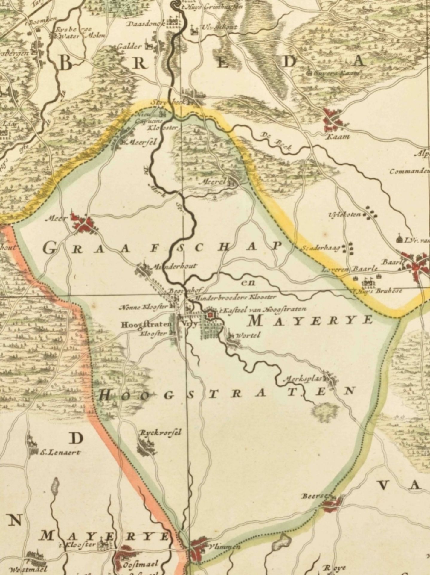 Three maps: Brabantiae pars septentrionalis - Image 7 of 7