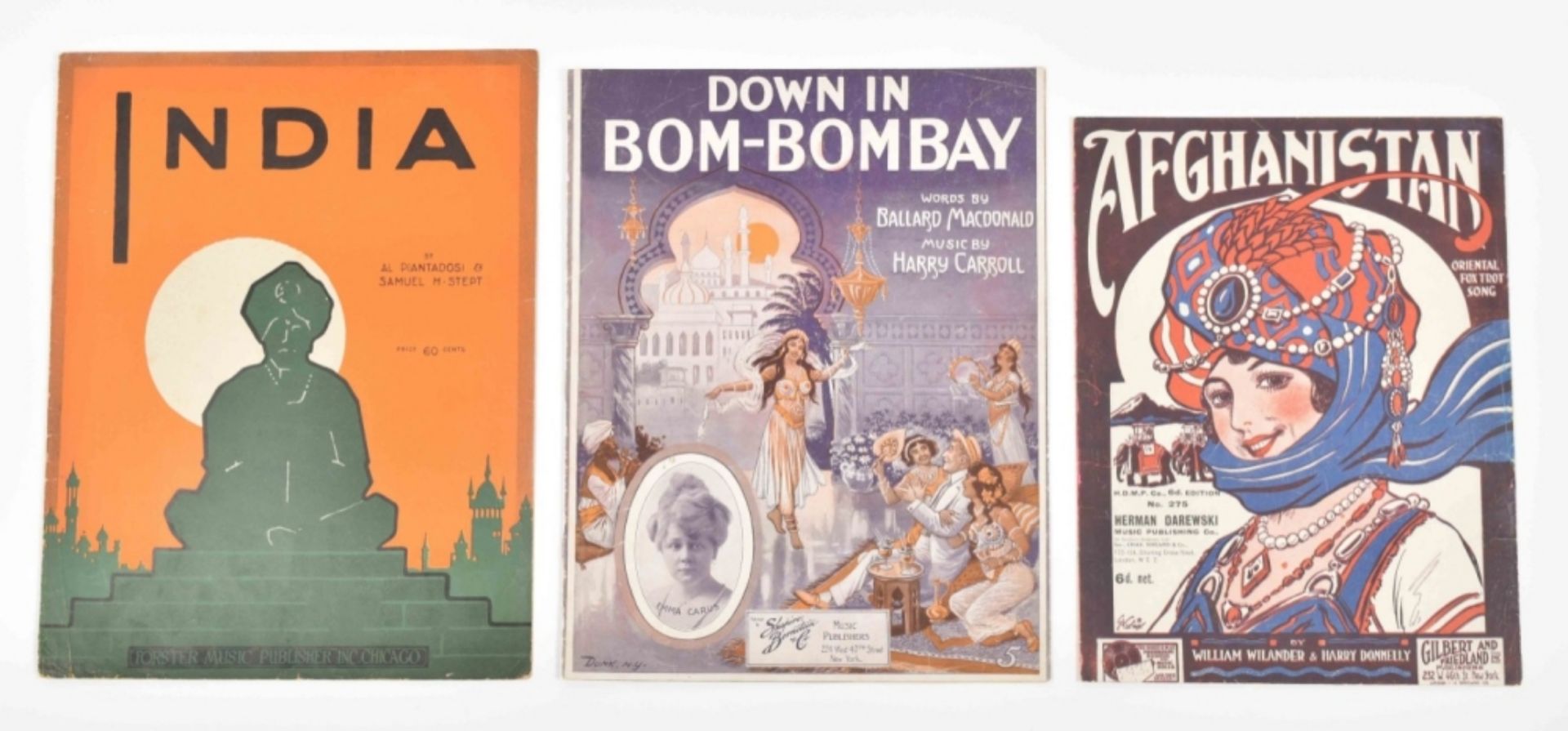 Collection of sheet music relating to India, - Image 3 of 7