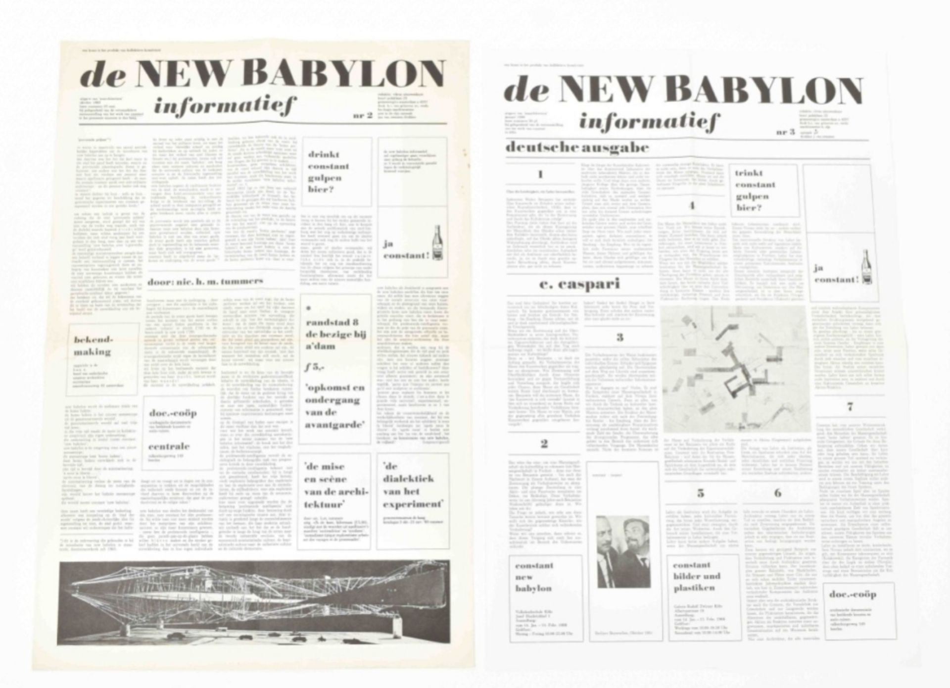 Constant, De New Babylon Informatief No.1- 4 (all published), 1965-1966 - Bild 5 aus 6