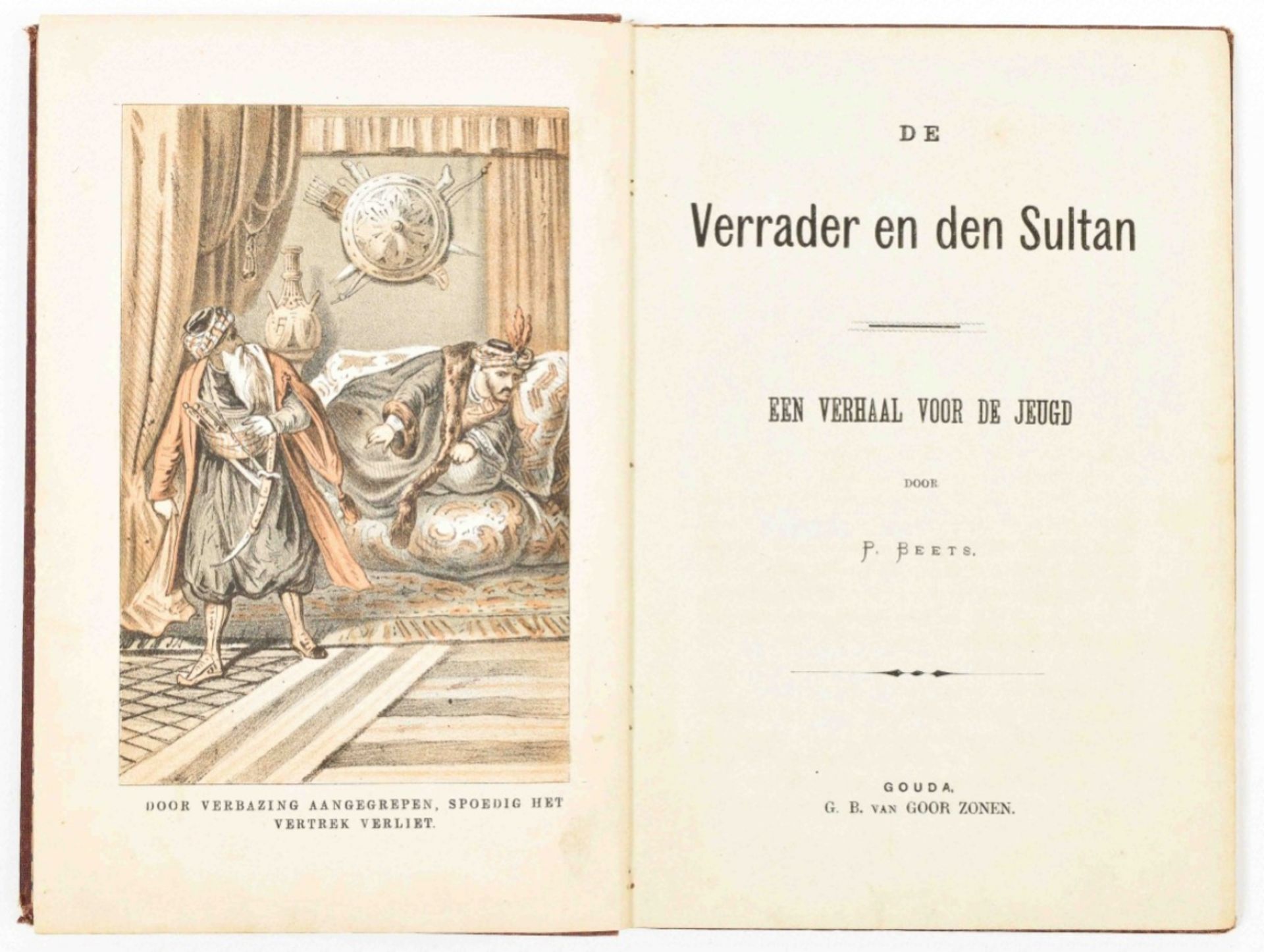 Fourteen (rare) miscell. Dutch titles: P. Beets. De verrader en den Sultan - Image 4 of 5