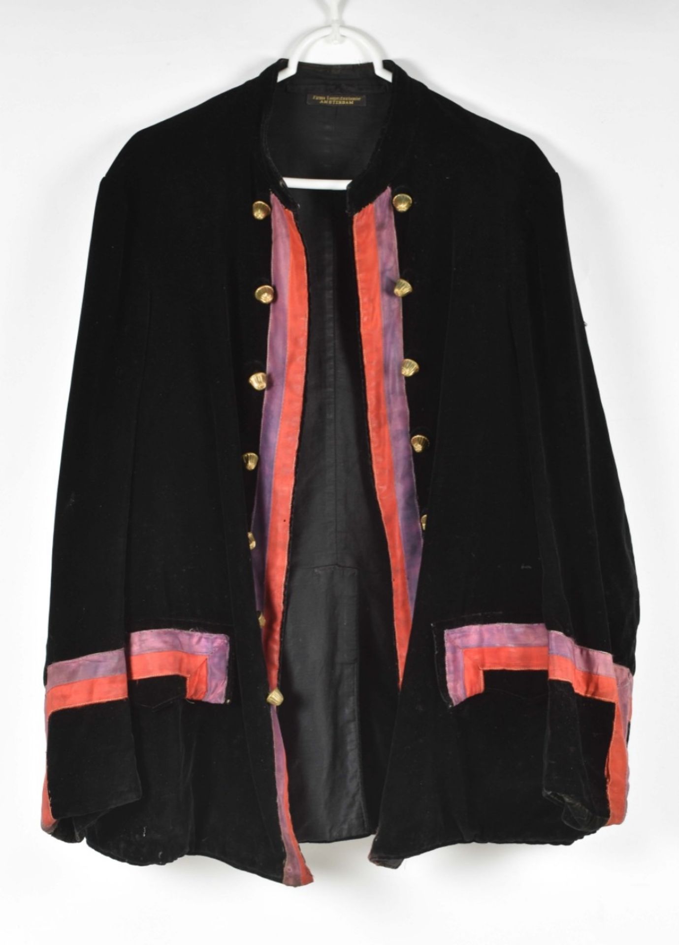 20th cent. black velvet stage costume  - Bild 7 aus 10