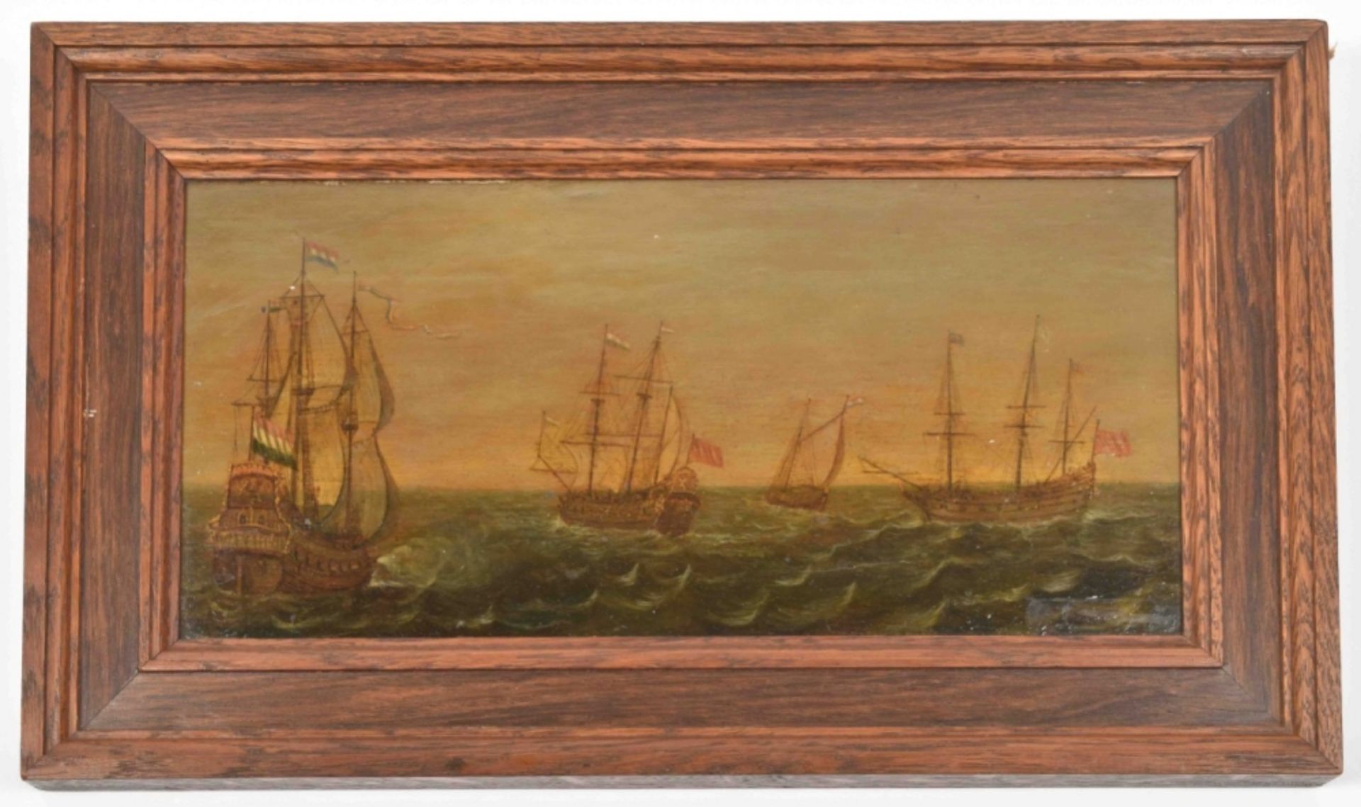 Cornelis Claesz van Wieringen (1577-1633). "Four ships at sea"