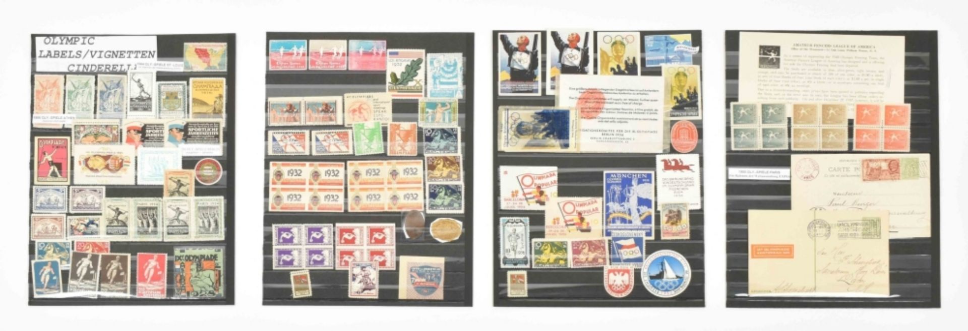 Collection of approx. 125 poster stamps