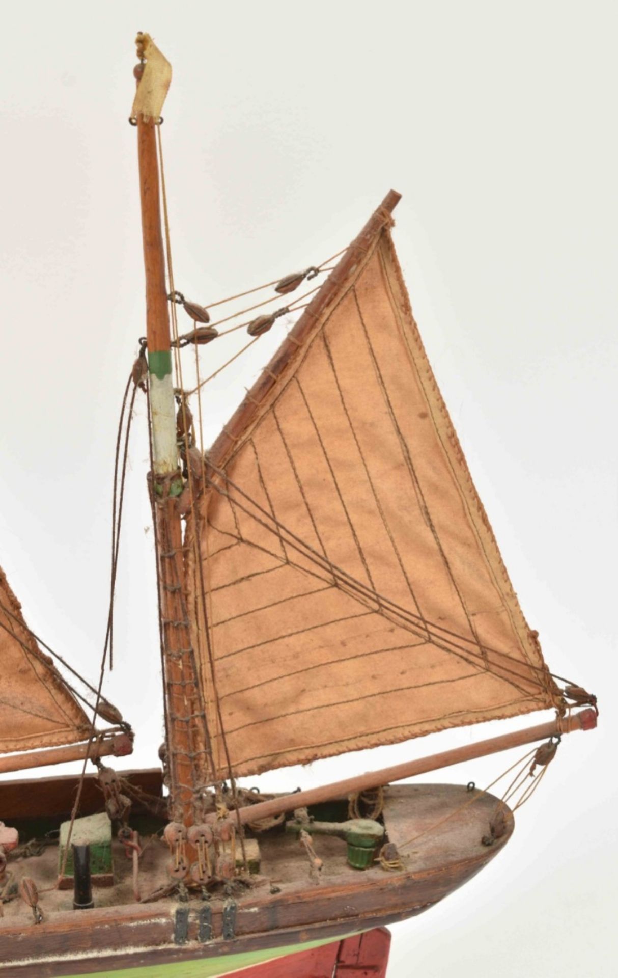Historic model of a Dutch sailing vessel - Image 4 of 7