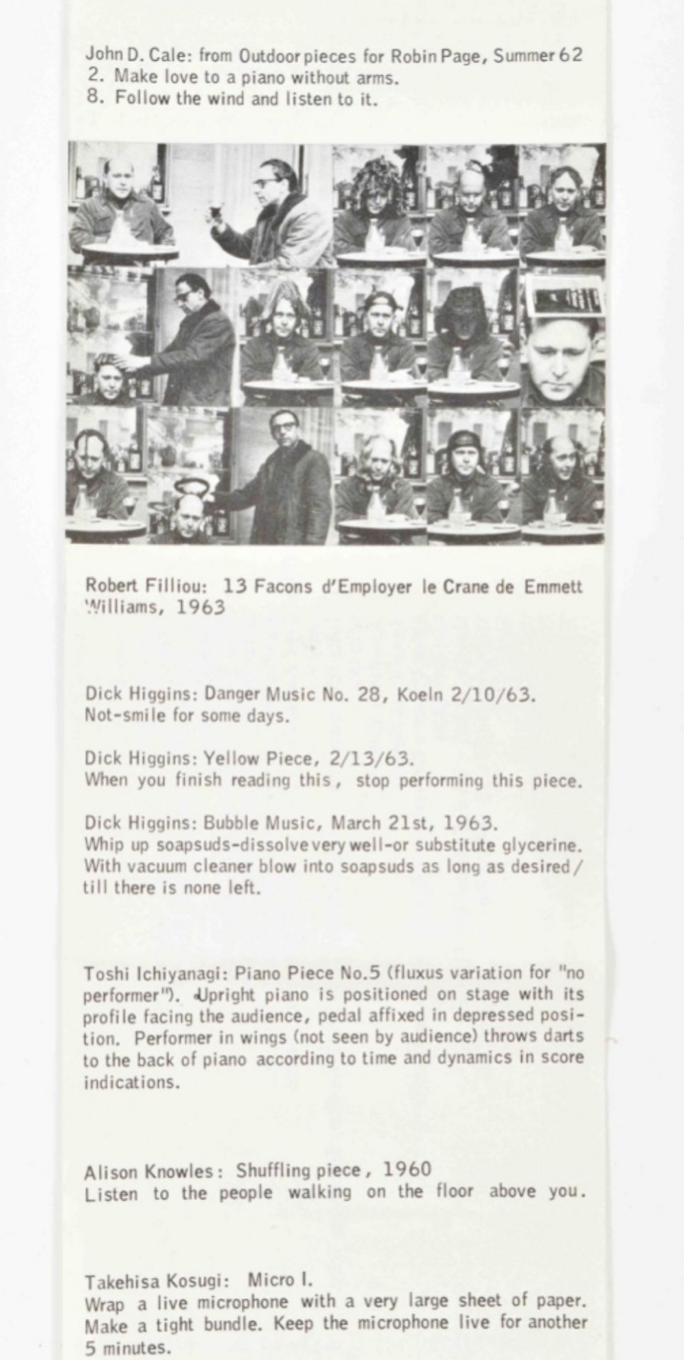 Fluxus Preview Review, 1963 - Image 4 of 7