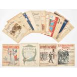 Collection of French military sheet music