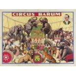 [Barum] "Overview of numerous acts in the circus ring"