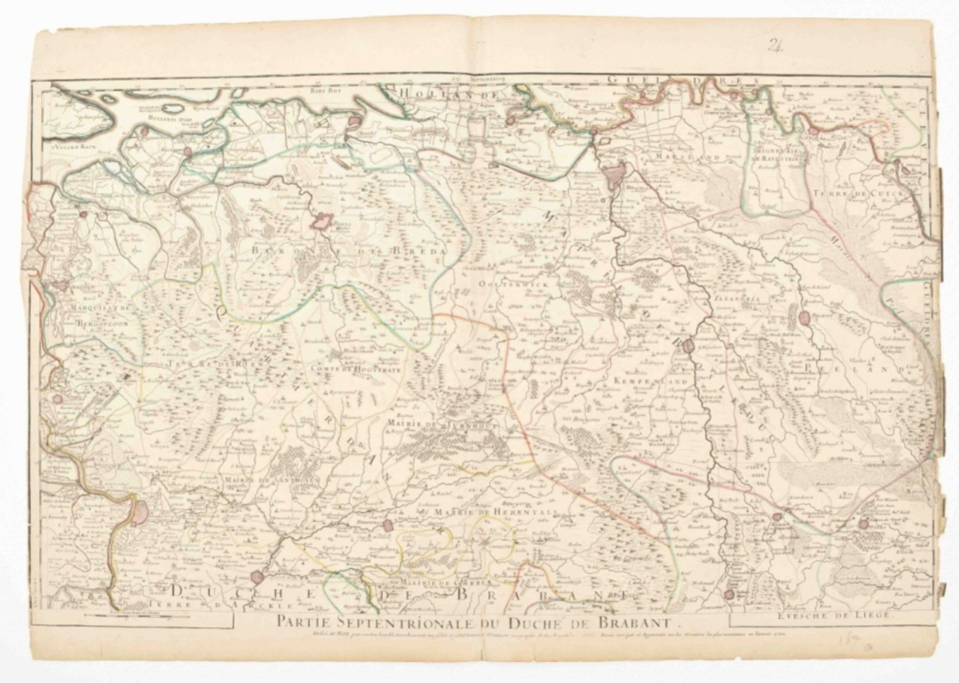 Ten maps: Brabantiae Ducatus in suas Praefecturas - Image 6 of 9