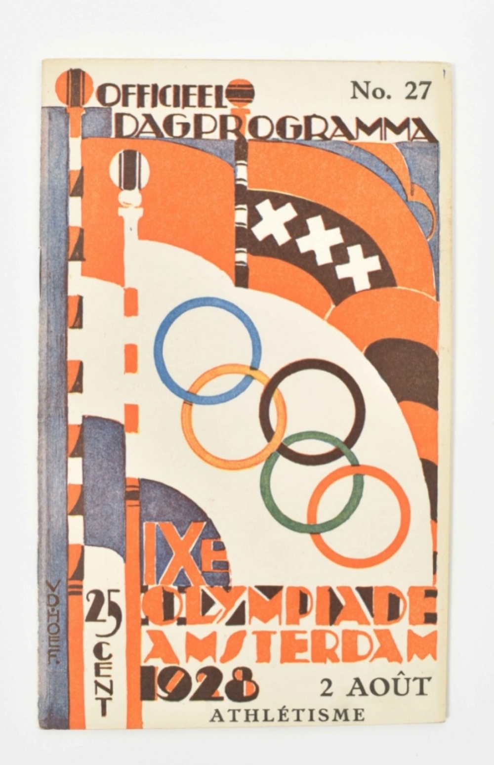 Officieel Dagprogramma IXe Olympiade Amsterdam Athlétisme - Image 2 of 6