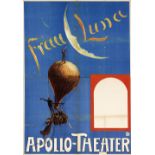 [Hot air balloon] M. Rabes (1868-1944). Frau Luna, Apollo-Theatre