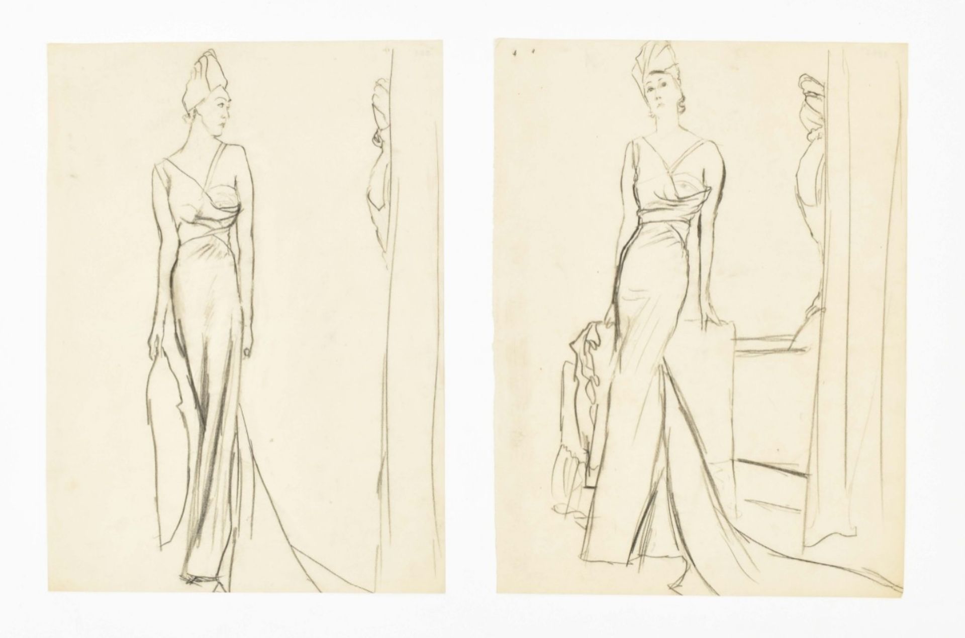 Carl "Eric" Erickson (1891-1958). Mae West's Schiaparelli dress