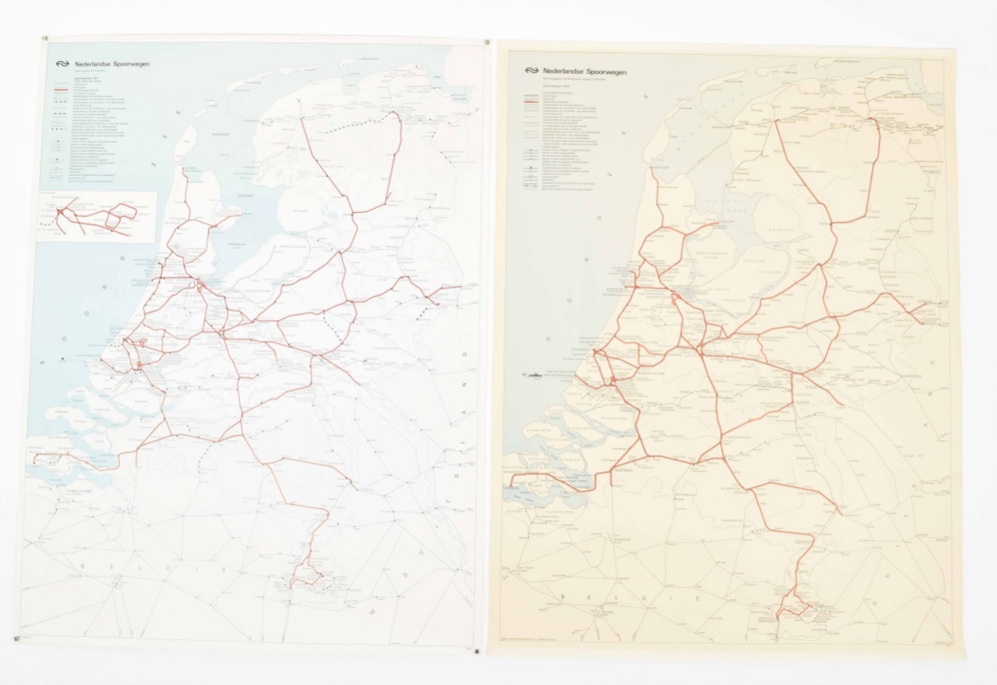 Collection of 20 railway maps - Image 9 of 10