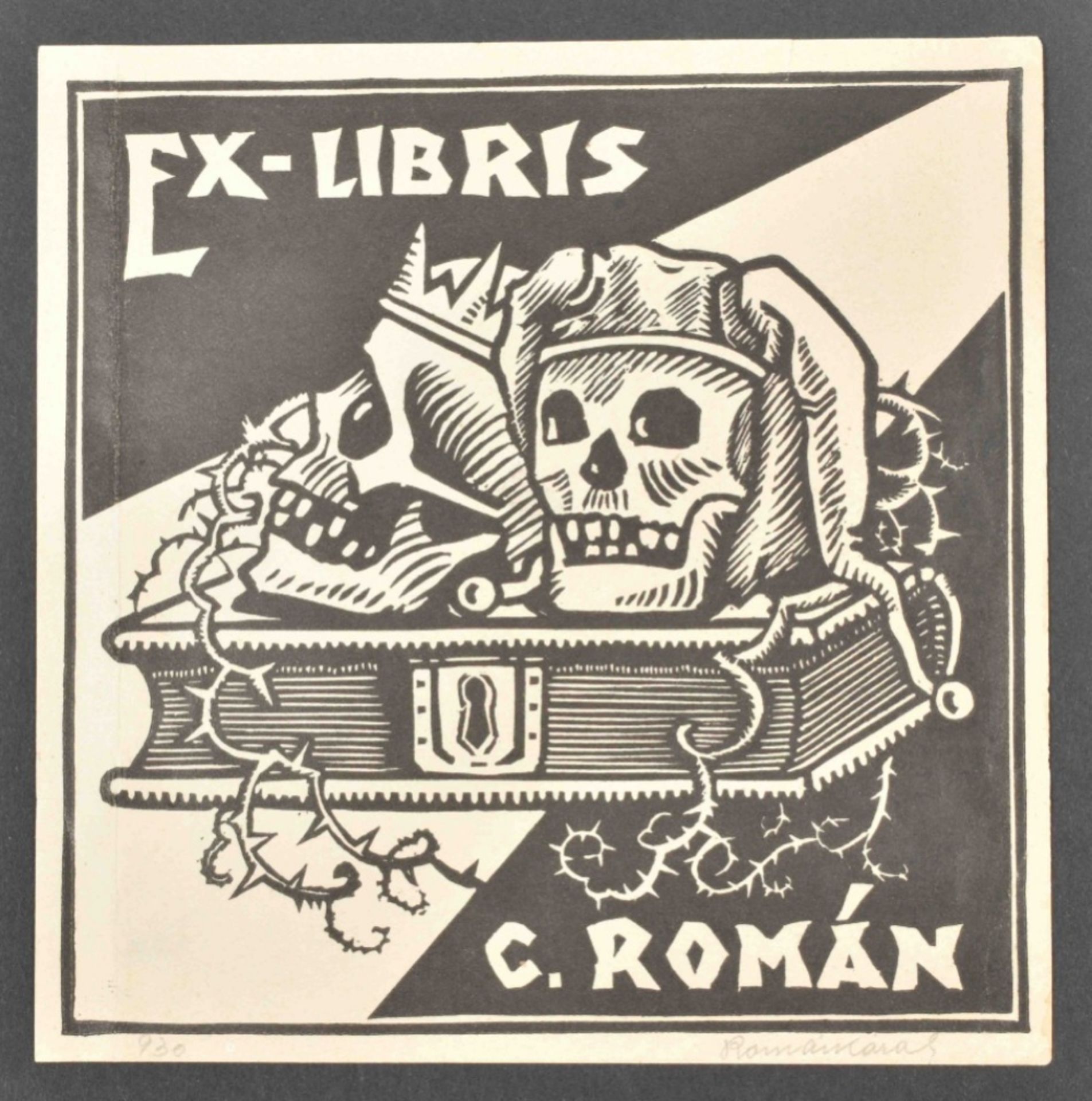 Joaquim Renart (1879-1961). Collection of 21 ex libris, - Bild 4 aus 8