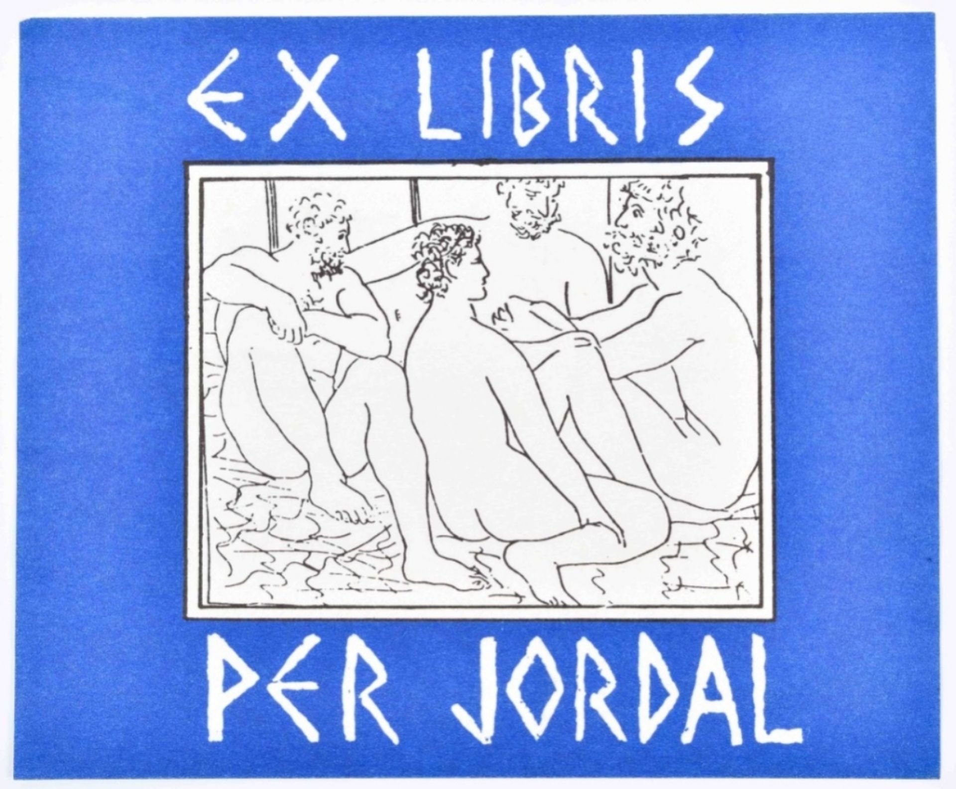 Collection of approx. 180 ex libris - Image 3 of 7