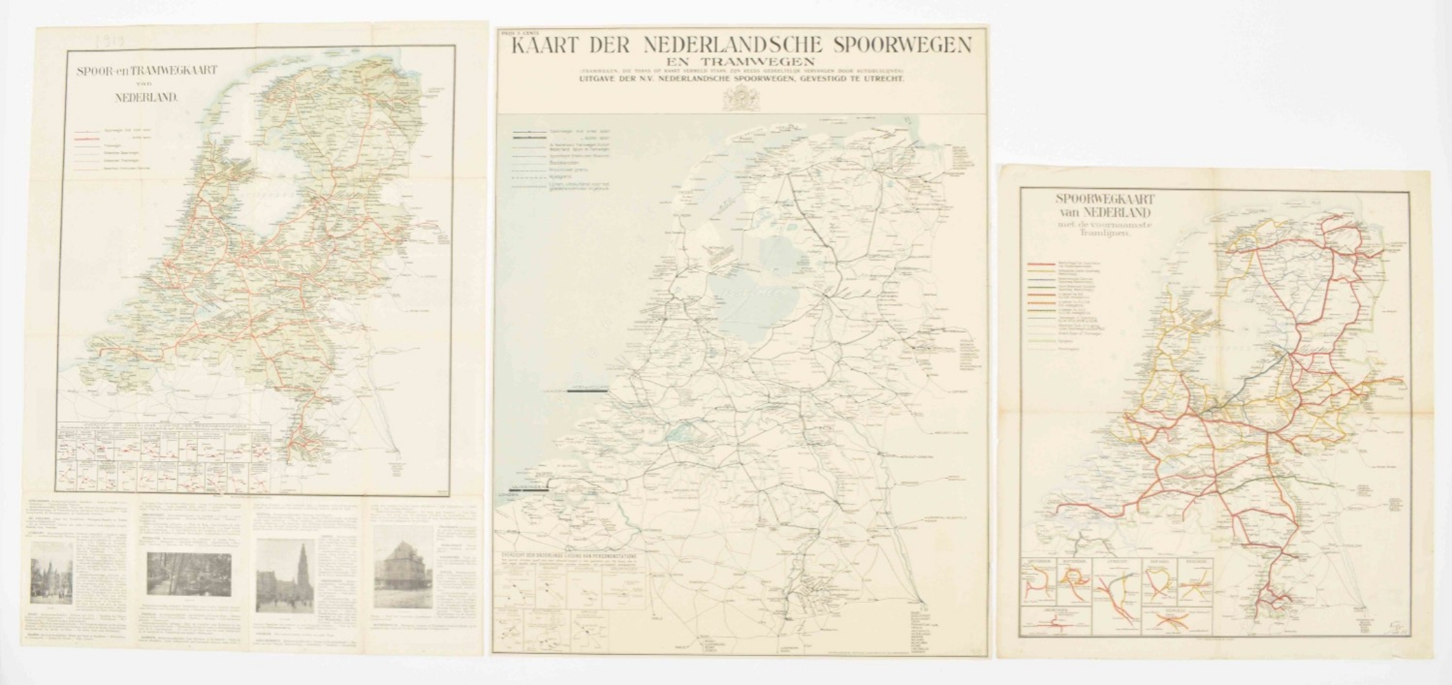 Collection of 20 railway maps